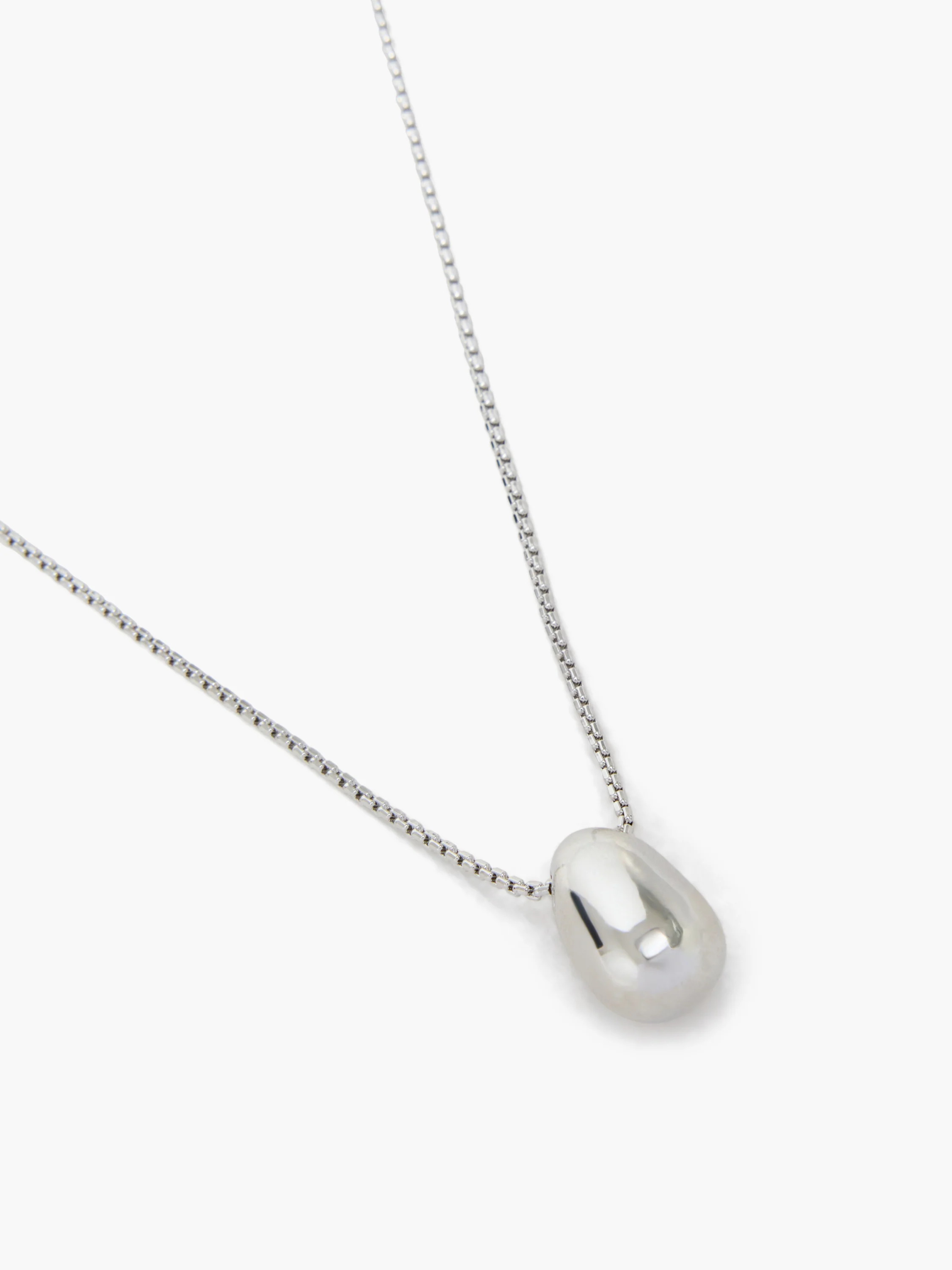 Sculptural Bean Pendant Necklace - Image 2