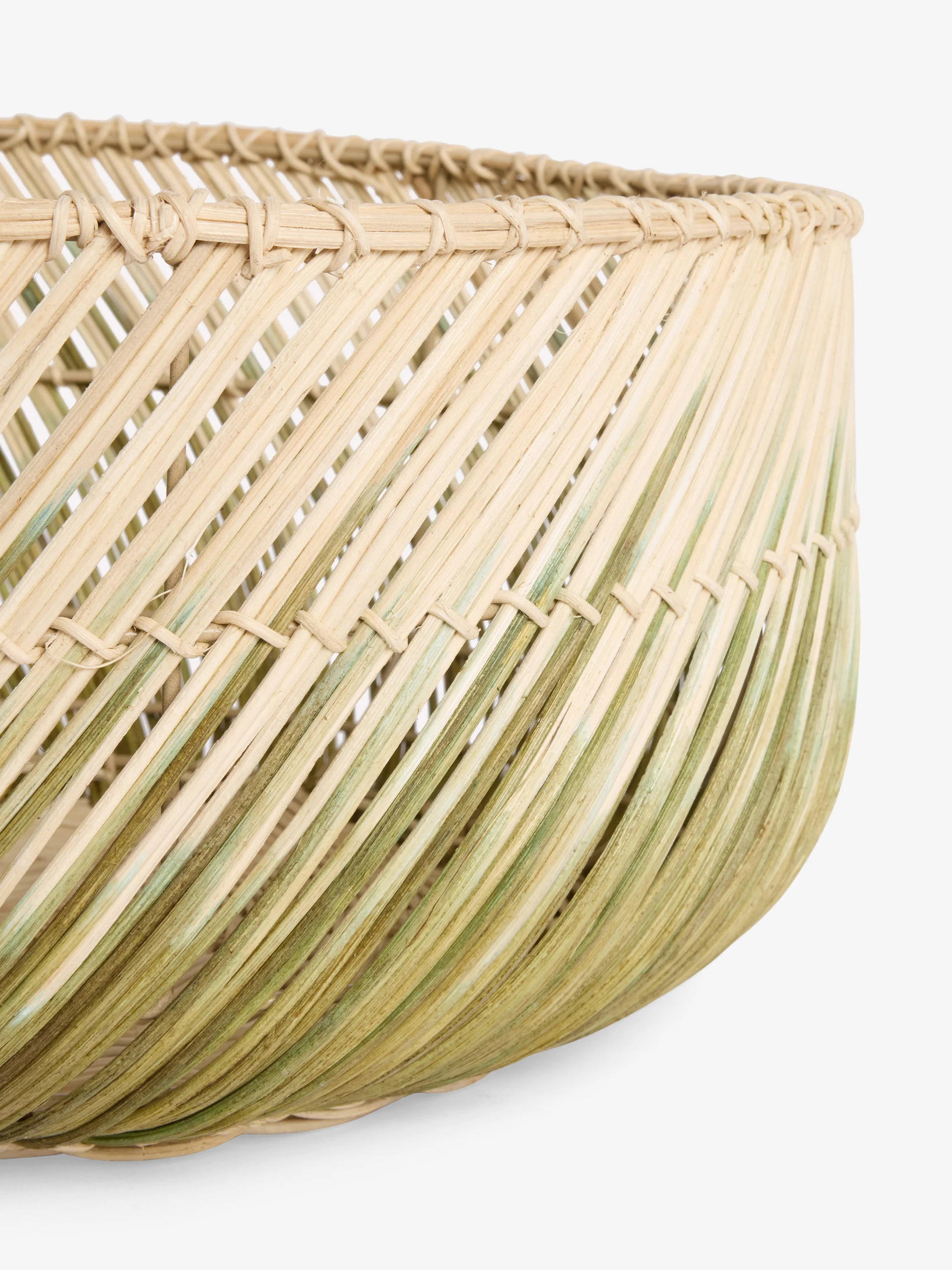 Ombre Rattan Storage Baskets (Set of 2) - Image 4