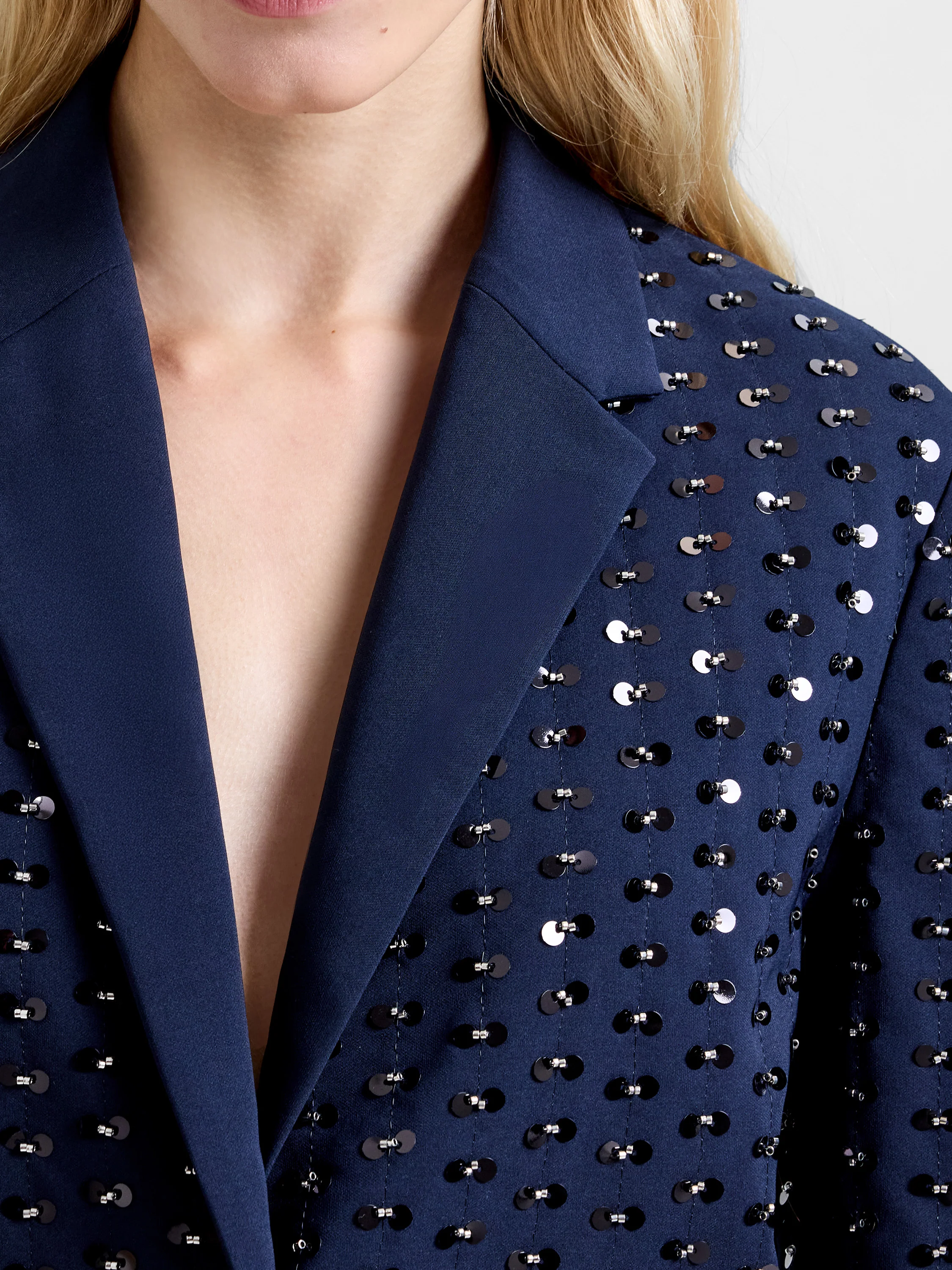 Sherry Embellished Cropped Blazer - Image 4