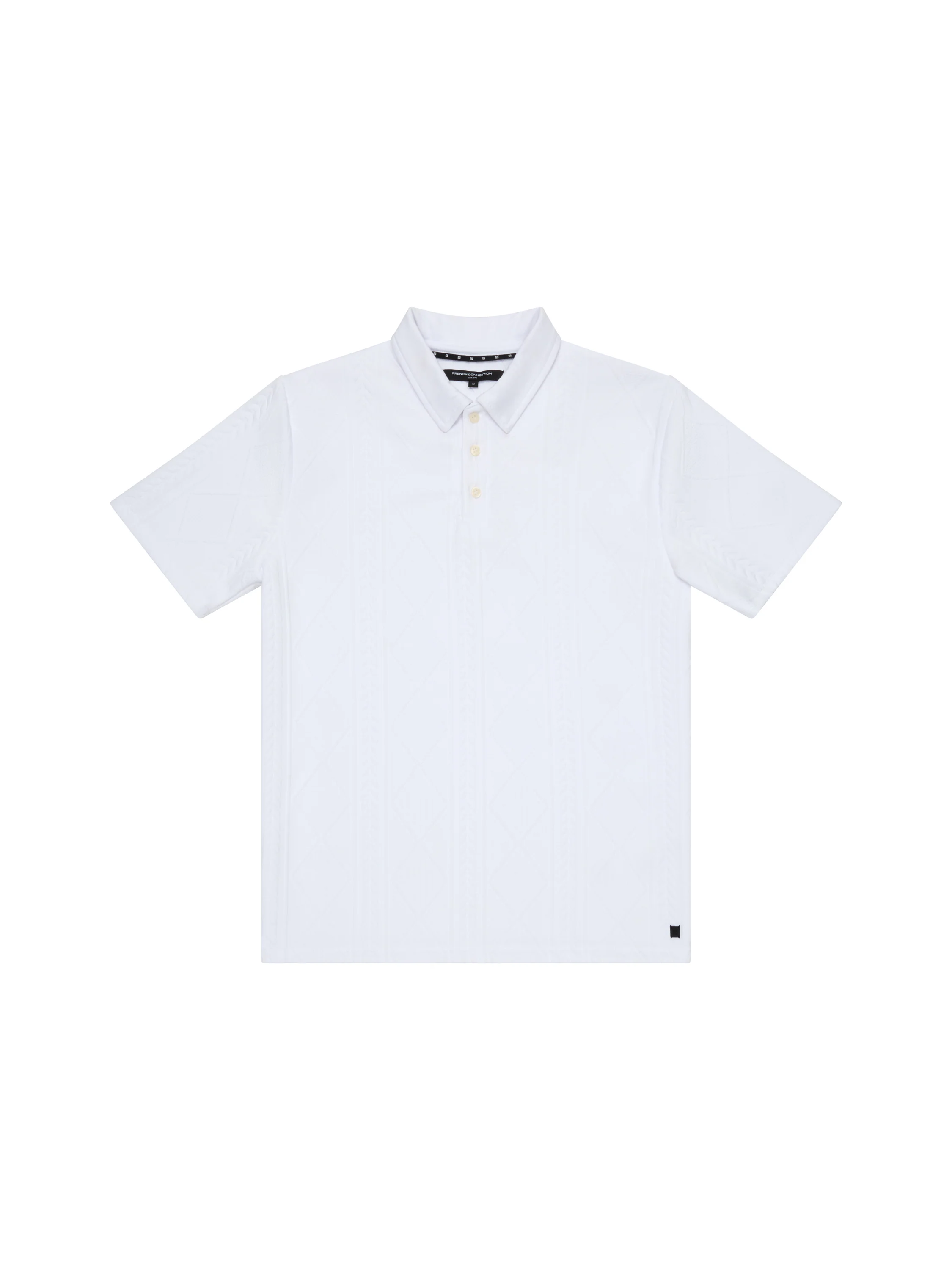 Short Sleeve Jacquard Polo Shirt - Image 6