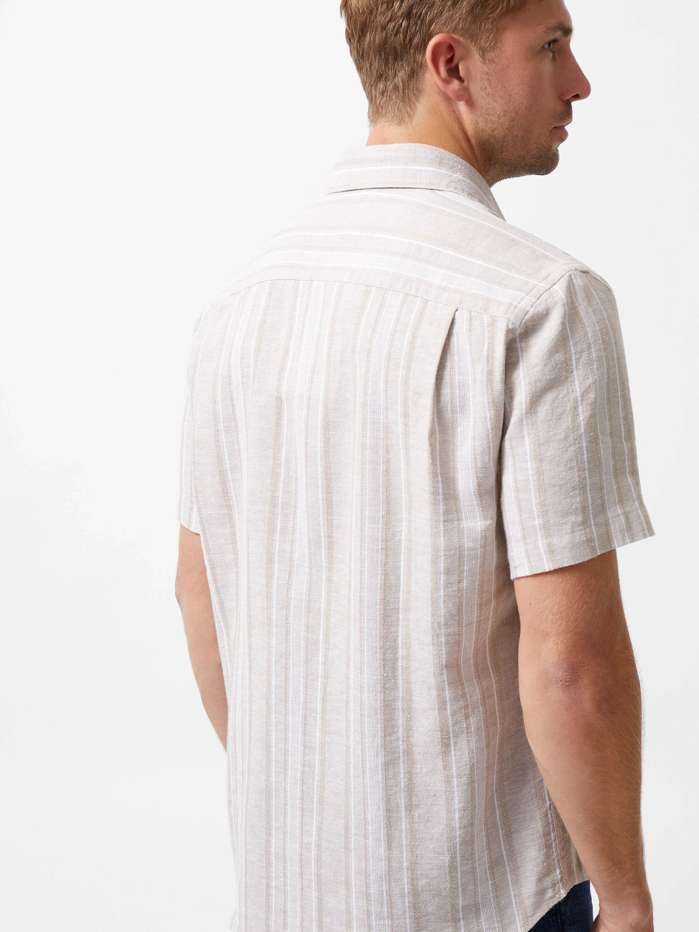 Short Sleeve Stripe Pocket Shirt - Image 4