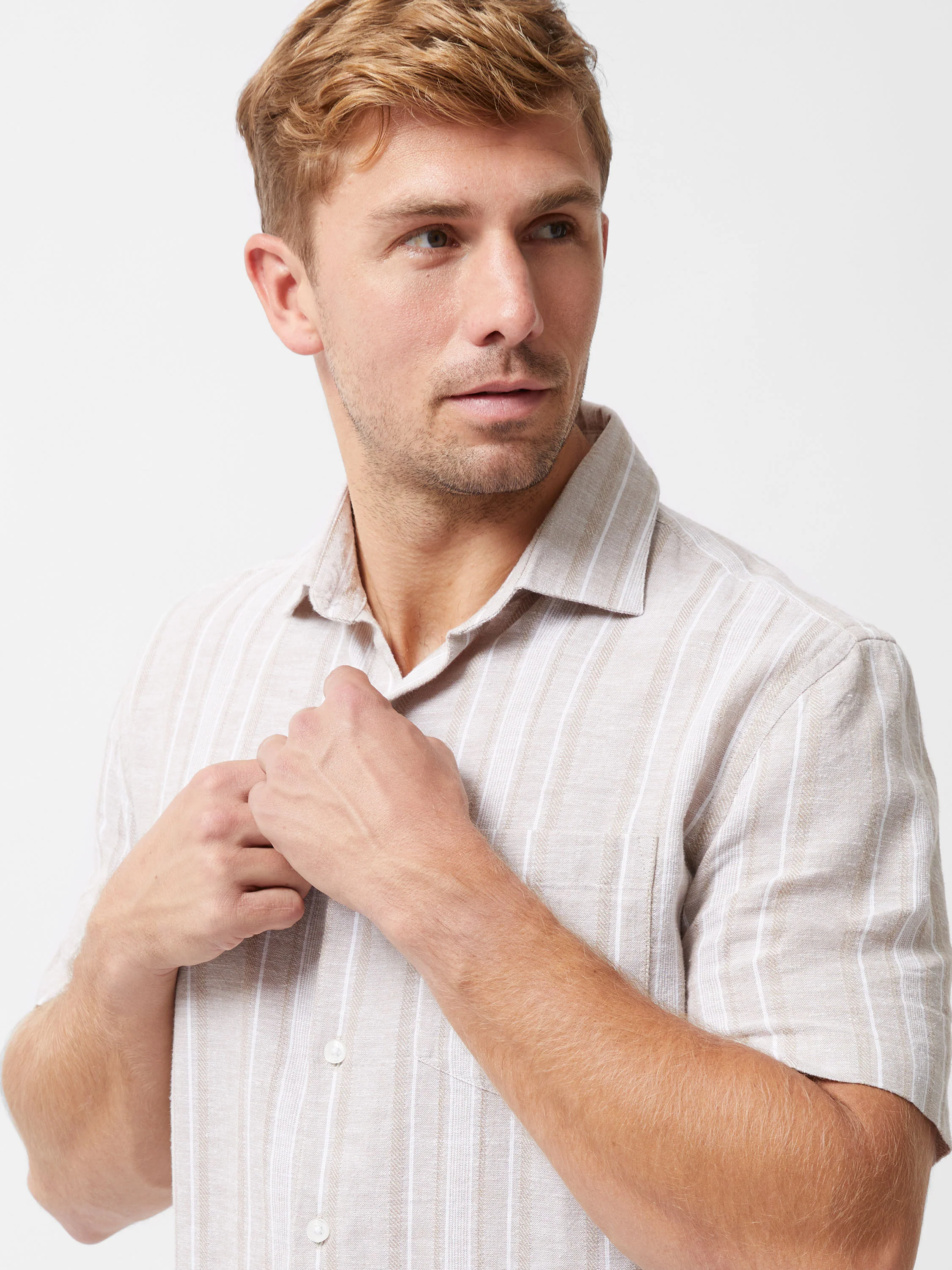 Short Sleeve Stripe Pocket Shirt - Image 5