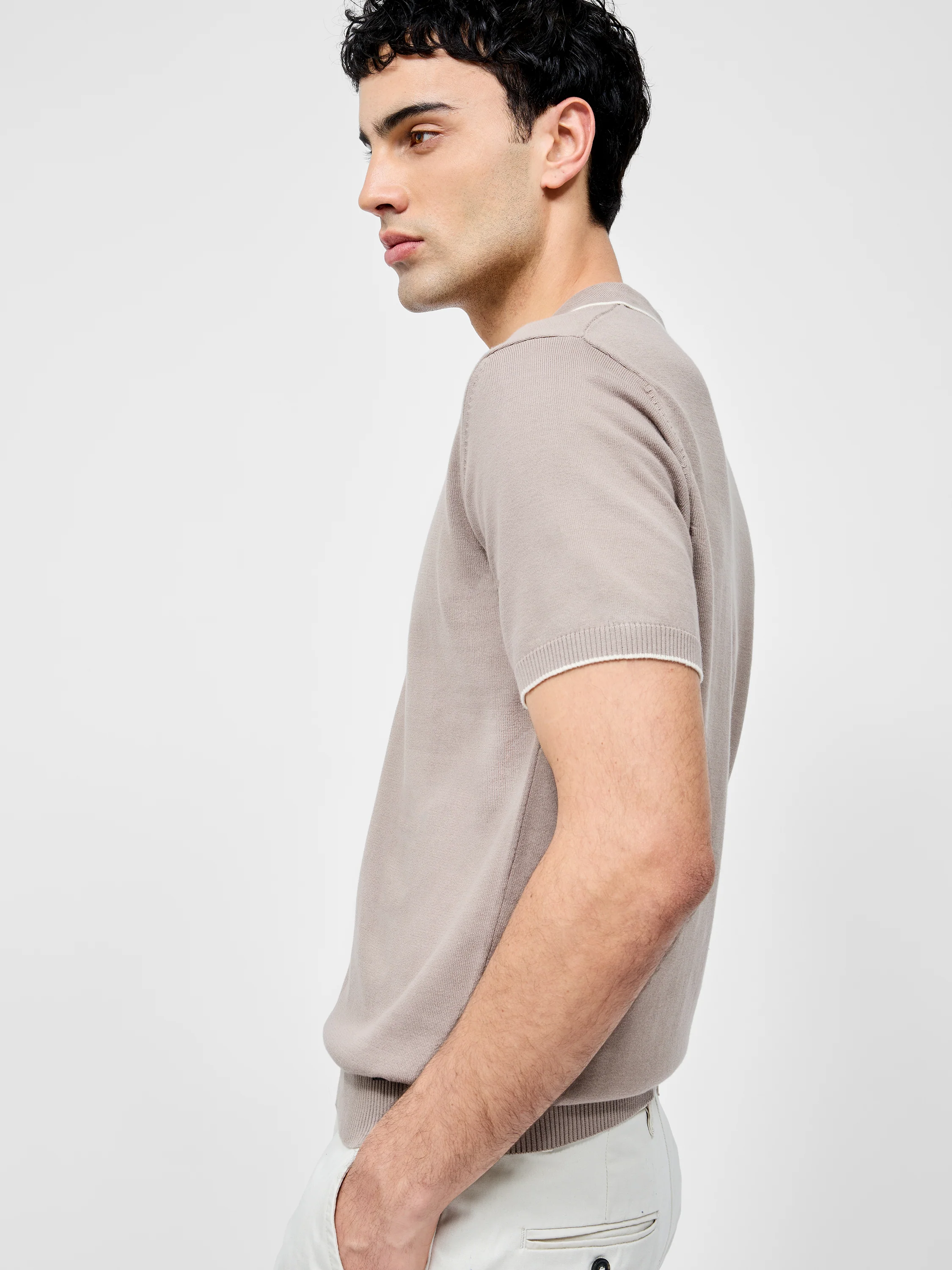 Short Sleeve Trophy Knit Polo Shirt - Image 4