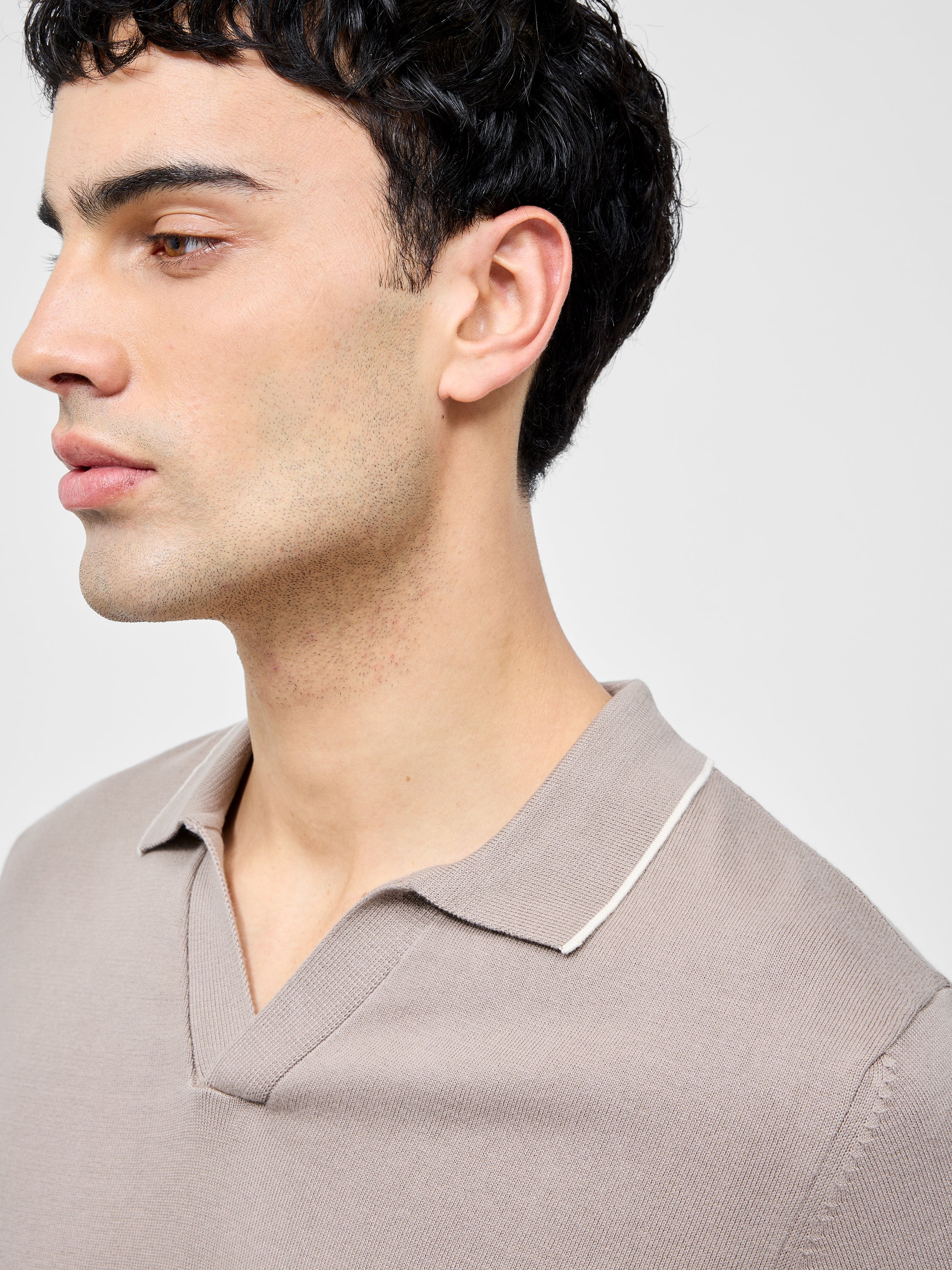 Short Sleeve Trophy Knit Polo Shirt - Image 5