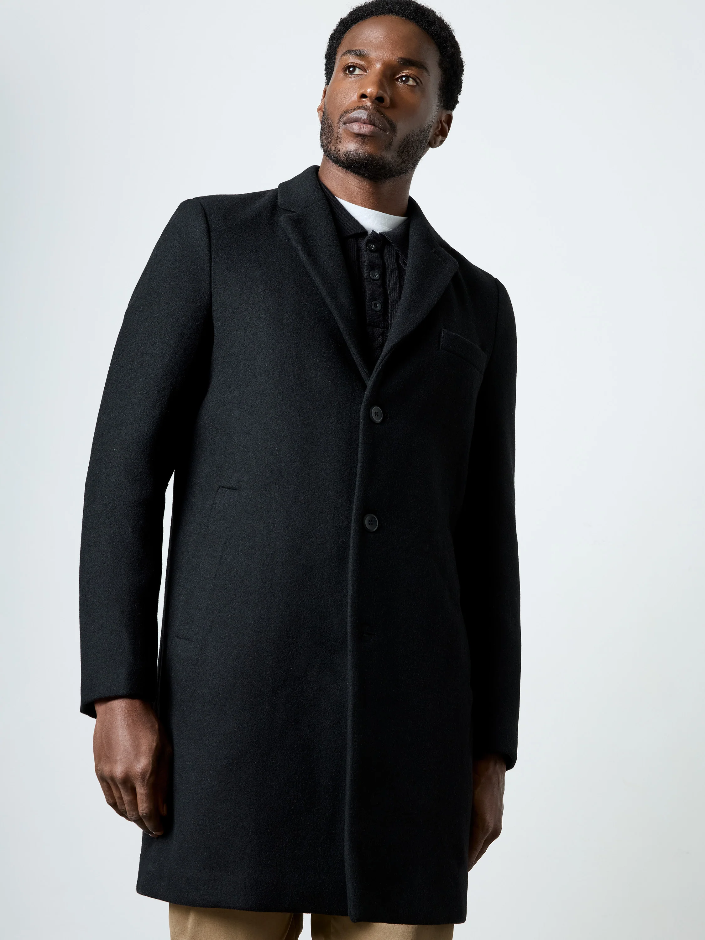 Single Breasted Overcoat - Image 3