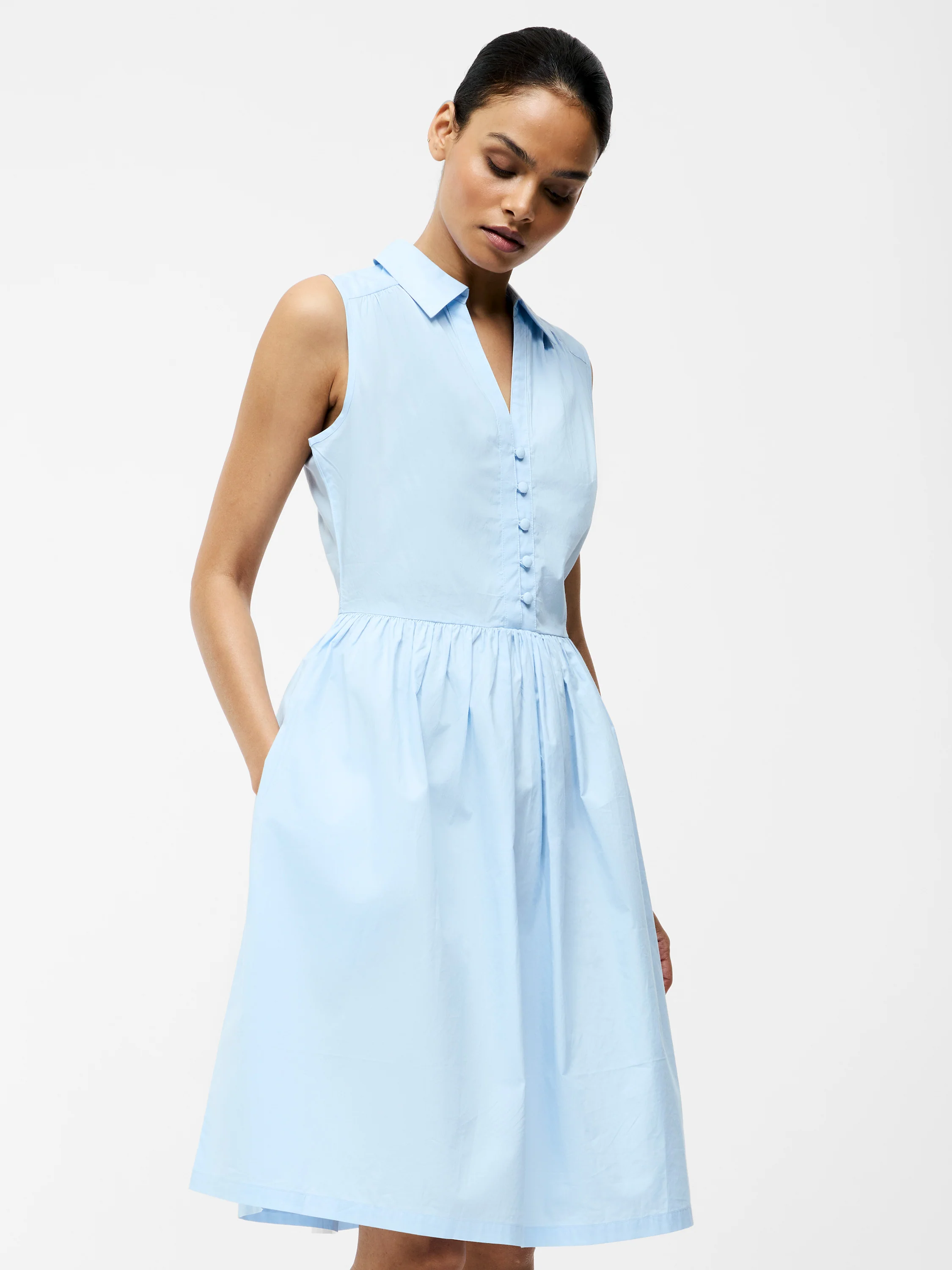 Sleeveless Smock Dress - Image 2