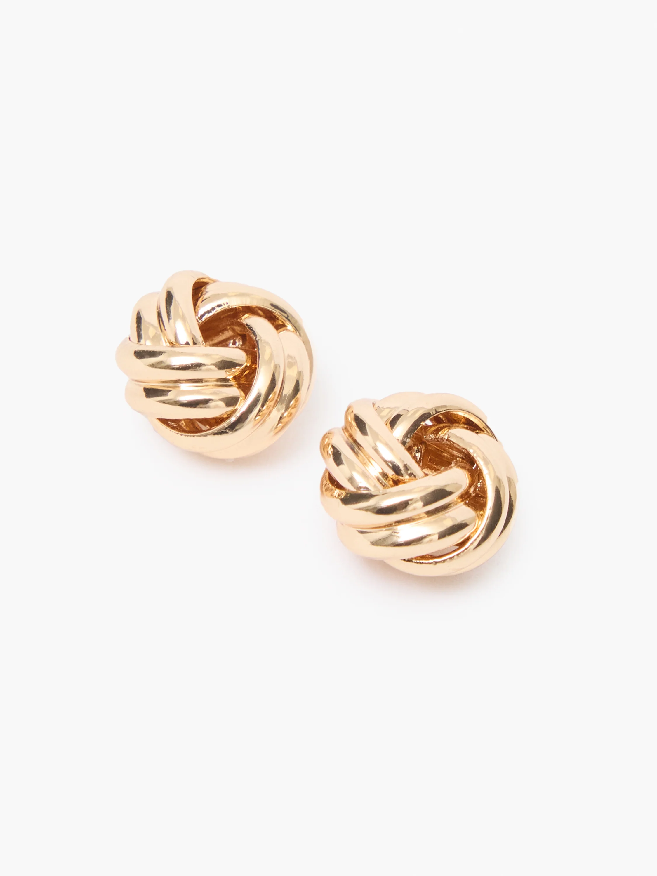 Small Knot Stud Earrings - Image 2