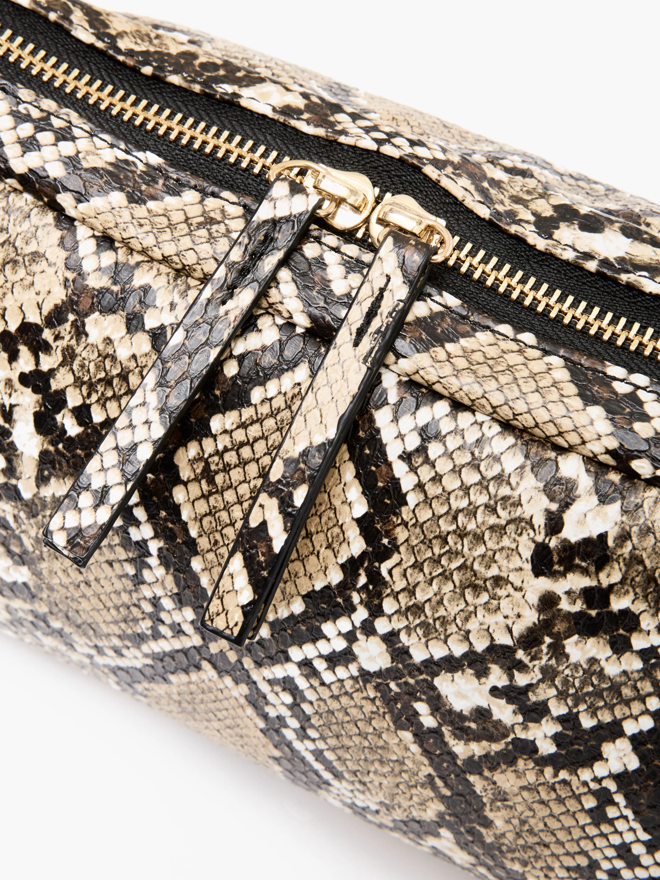 Snakeskin Handle Baguette Bag - Image 2