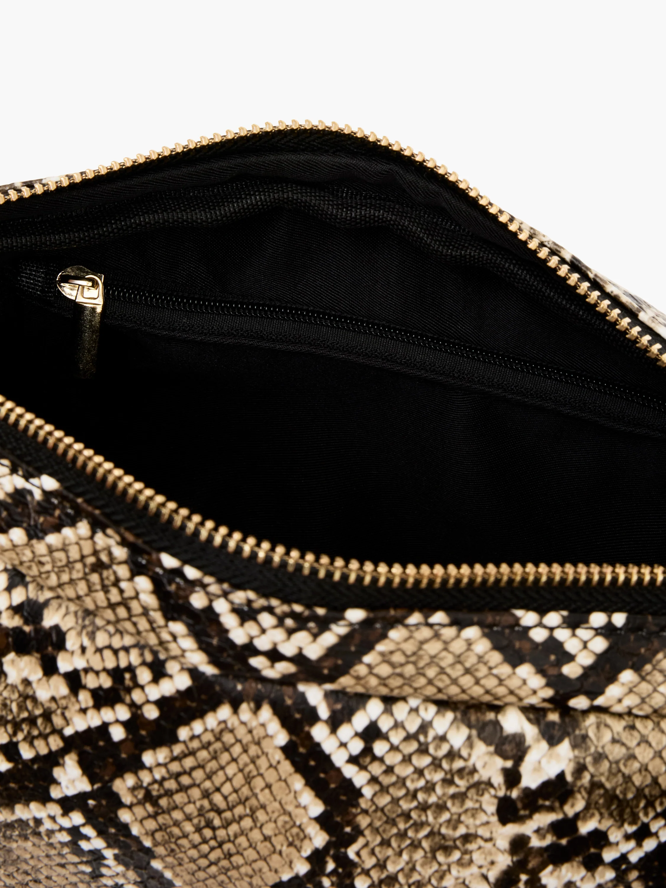 Snakeskin Handle Baguette Bag - Image 4