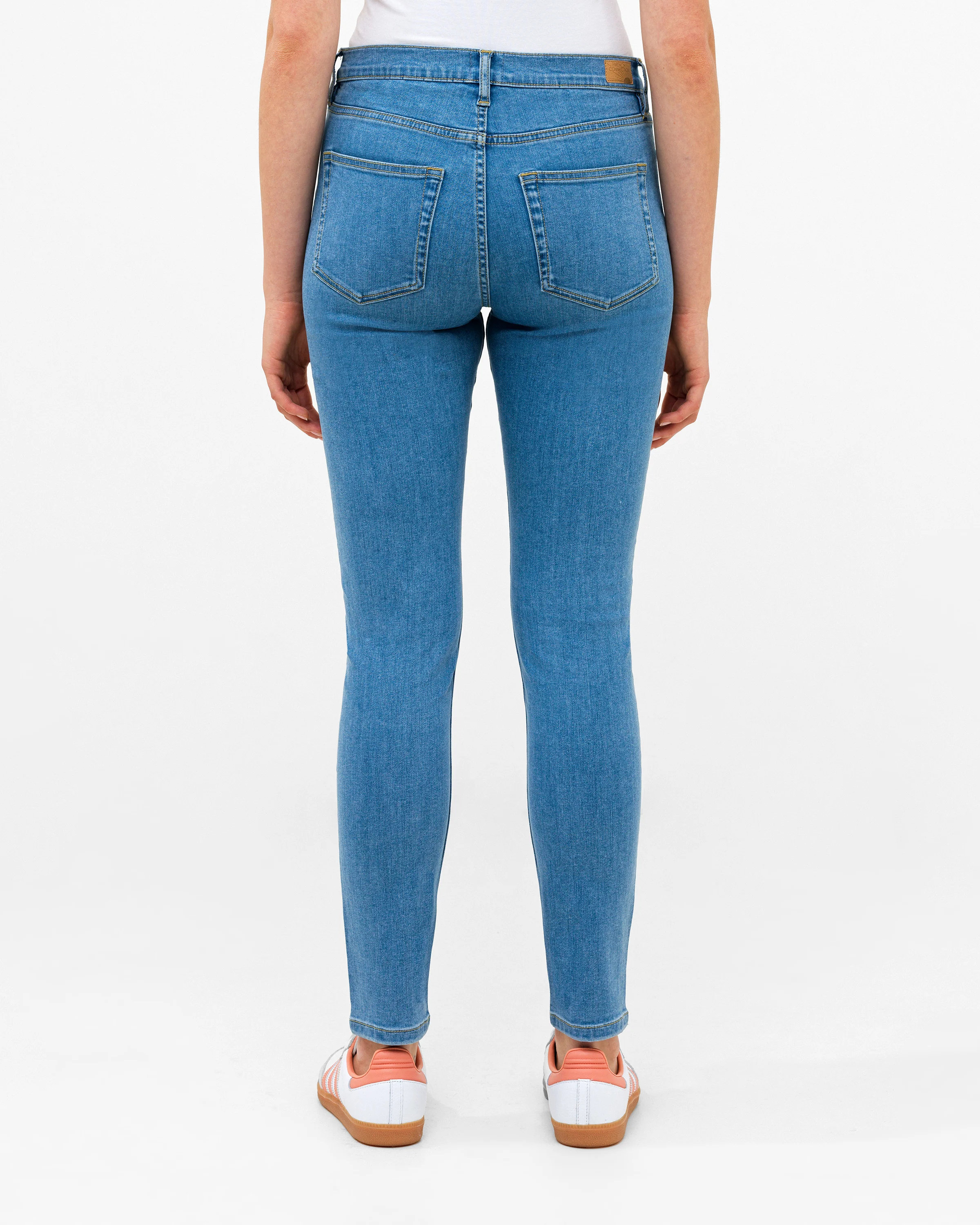 Soft Stretch Denim High Rise Skinny Jeans 30 Inch - Image 7