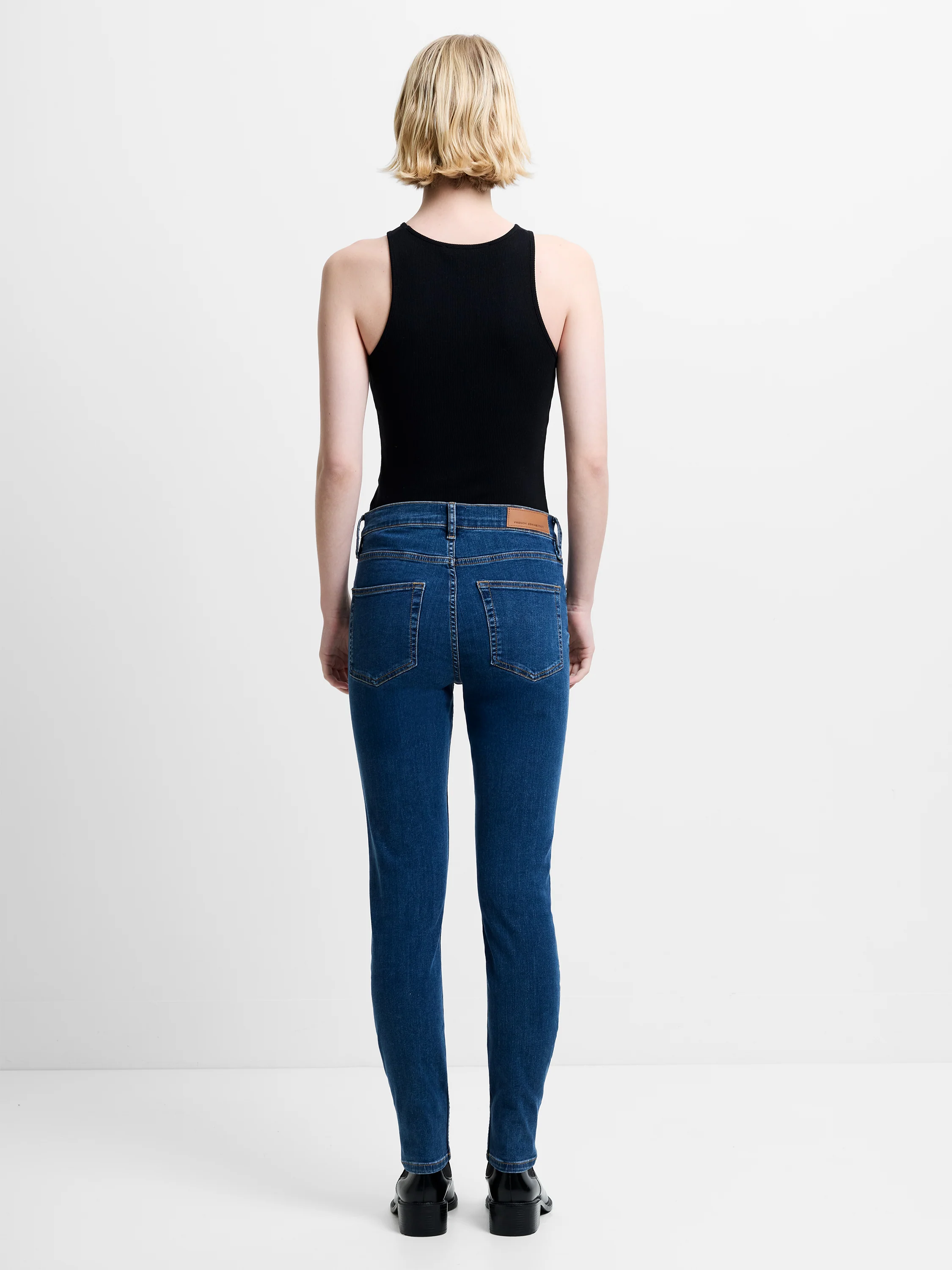 Soft Stretch Denim High Rise Skinny Jeans 30 Inch - Image 5