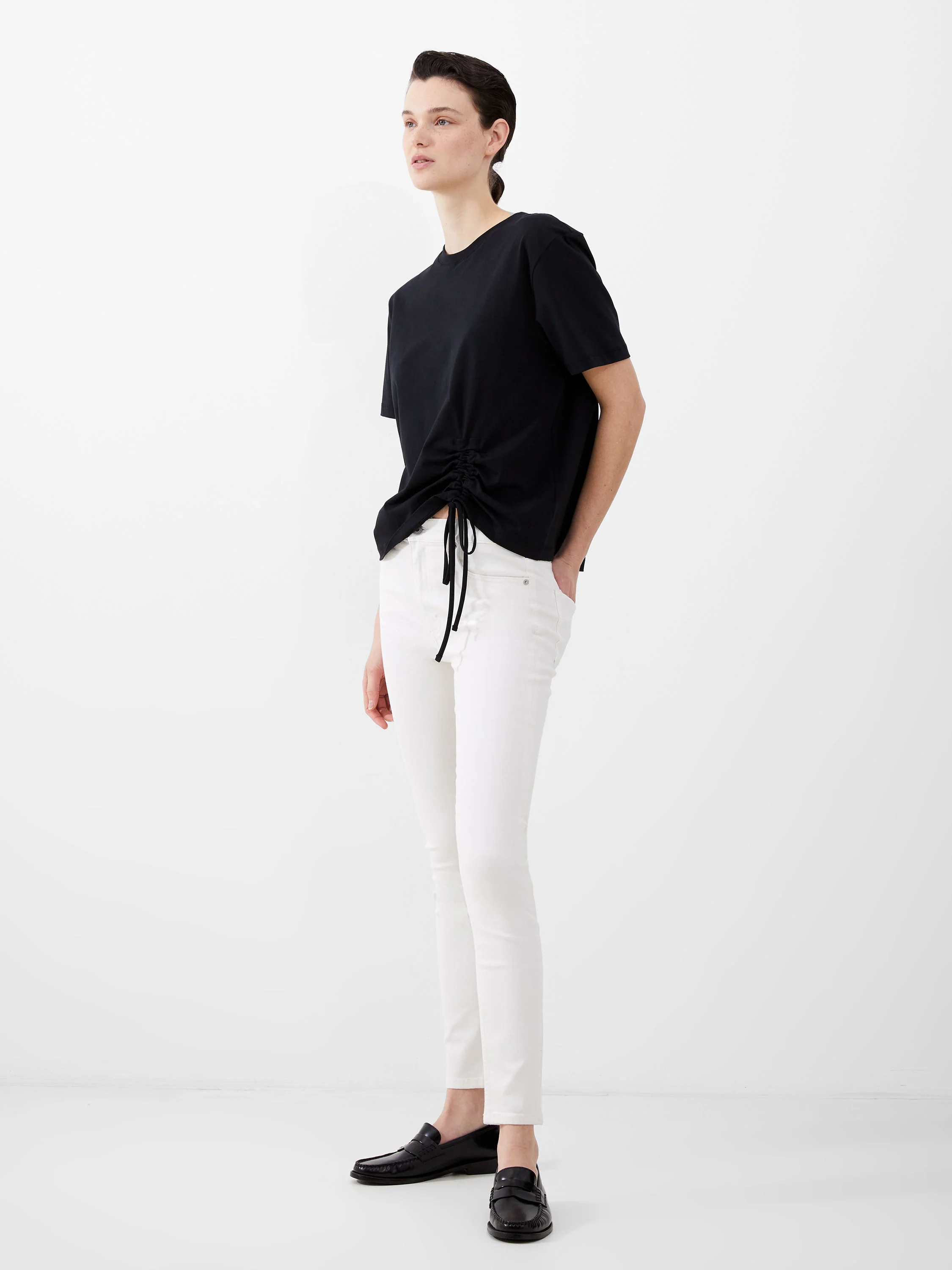 Soft Stretch Denim High Rise Skinny Jeans 30 Inch - Image 4