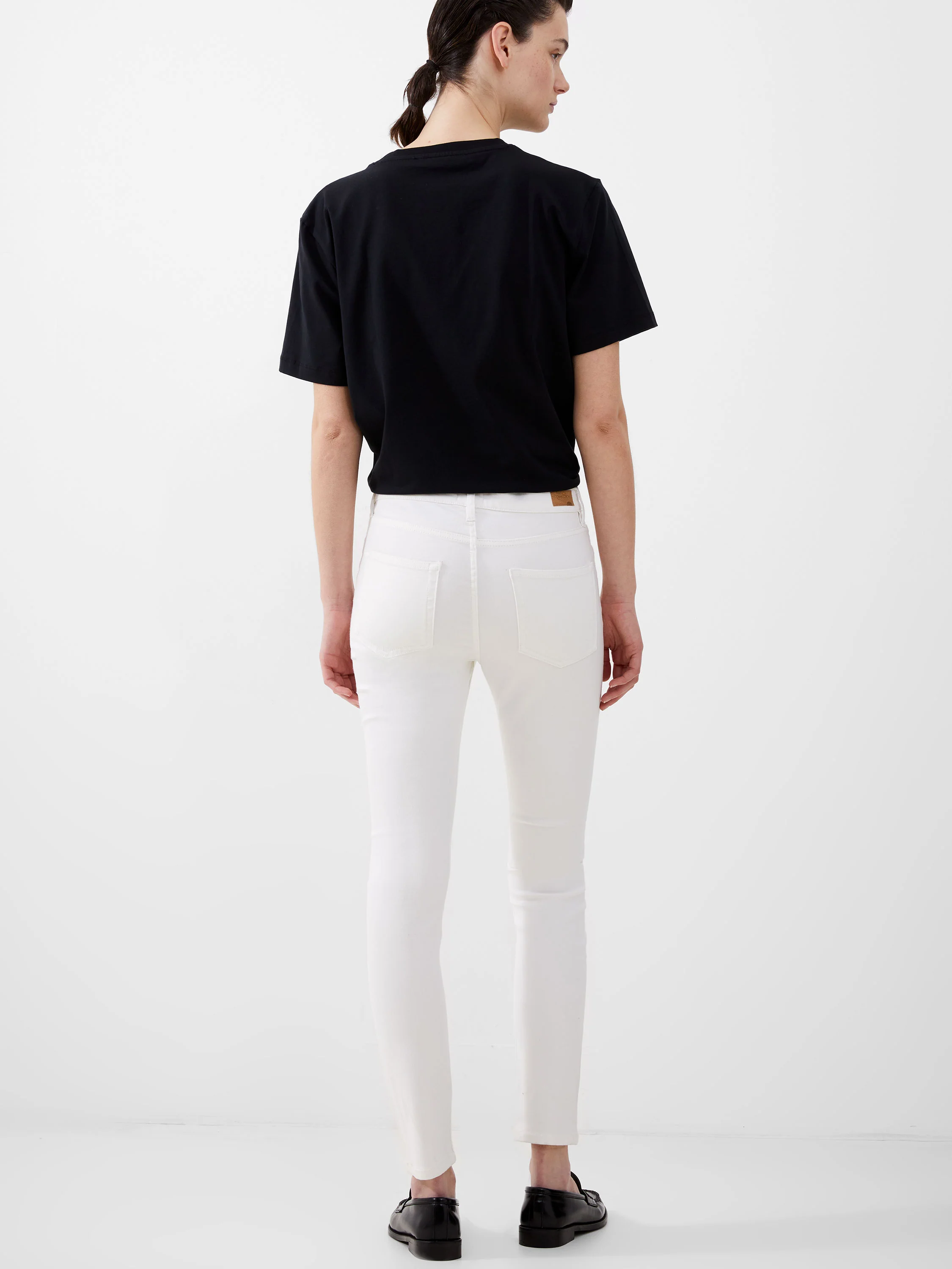 Soft Stretch Denim High Rise Skinny Jeans 30 Inch - Image 5