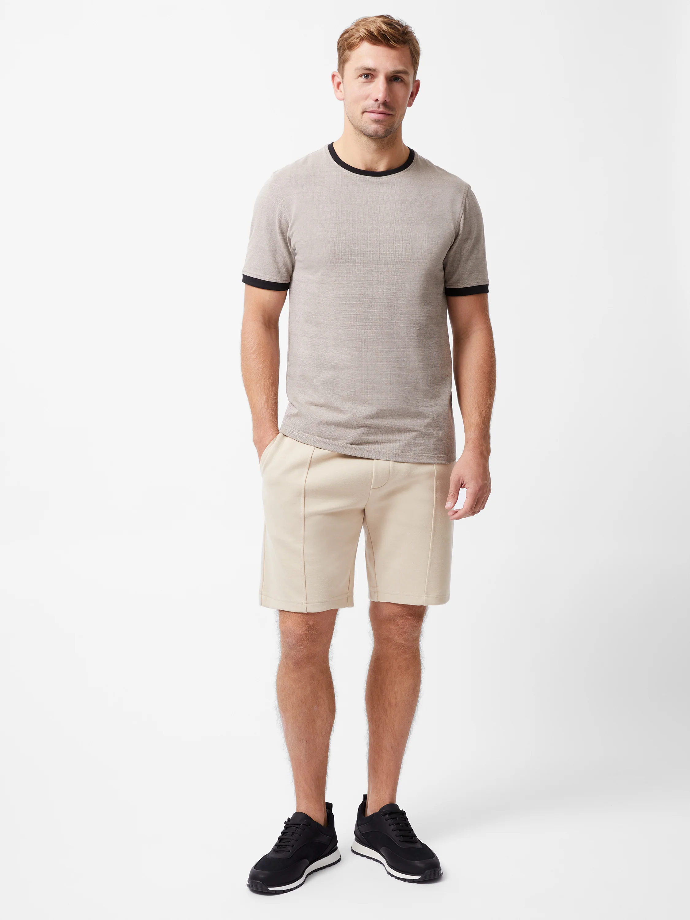 Short Sleeve Textured T-Shirt - Image 2