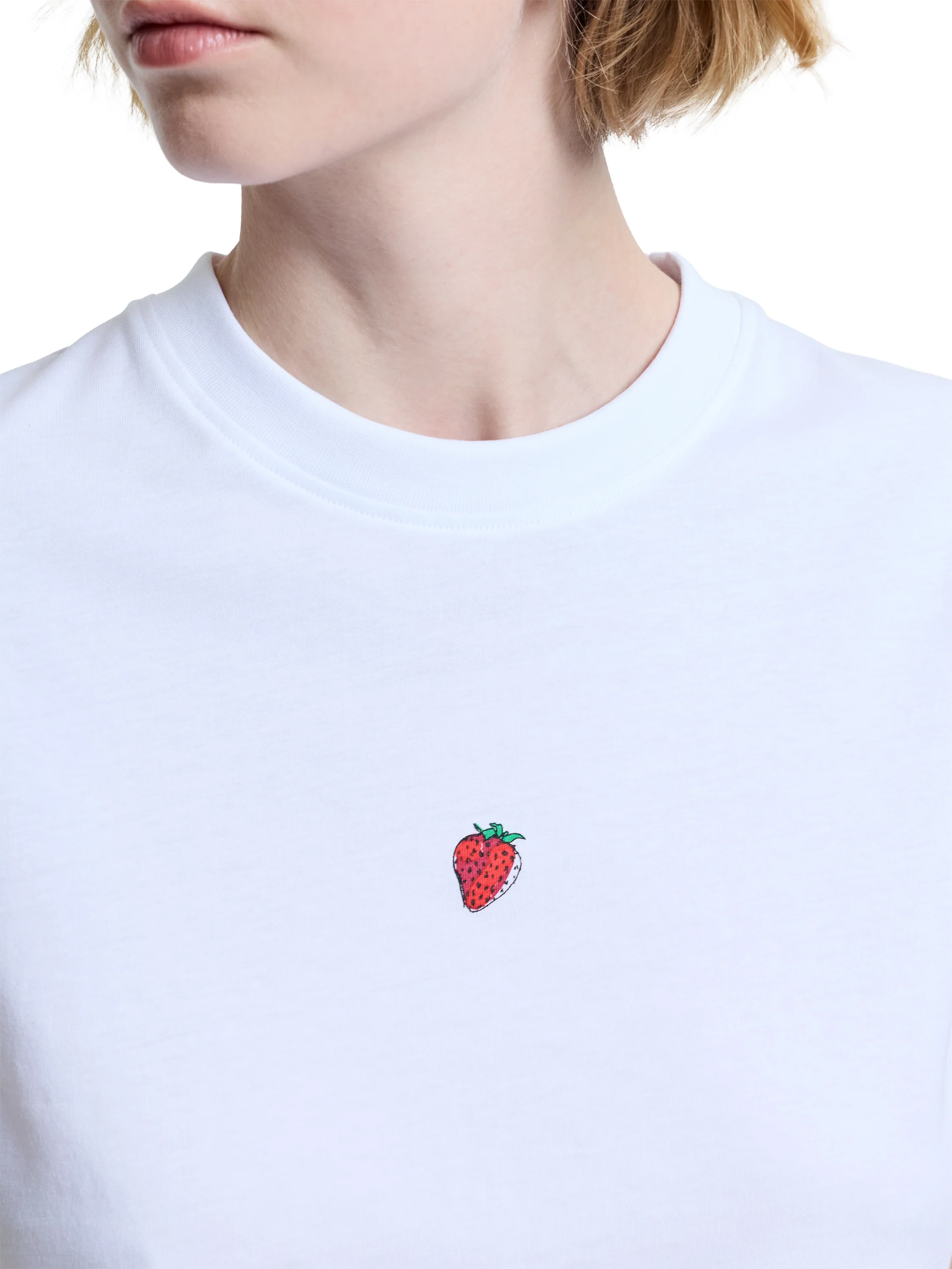 Strawberry Cocktail Graphic T-Shirt - Image 3