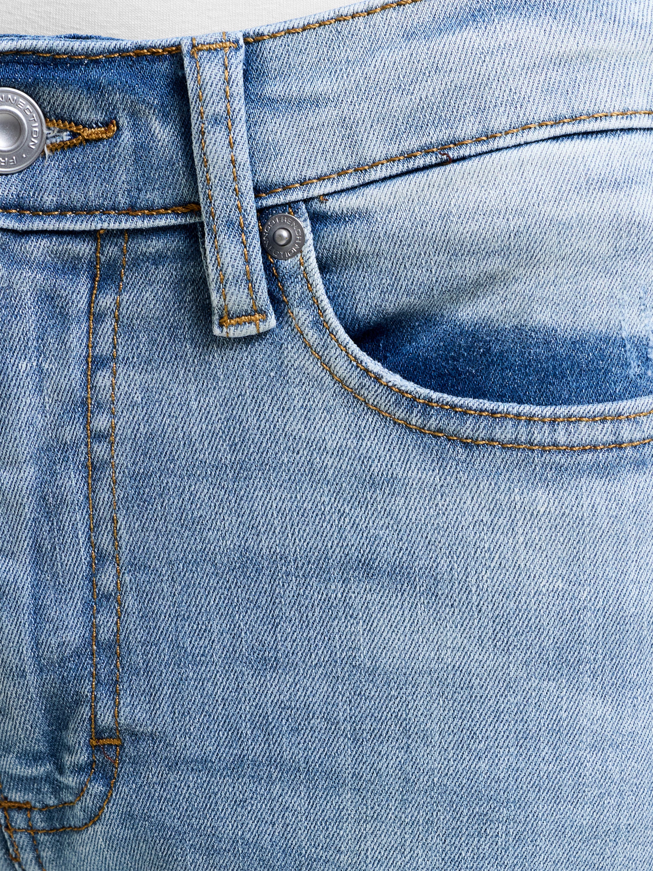 Stretch Denim Cigarette Fit Ankle Length Jeans 28 Inch - Image 4
