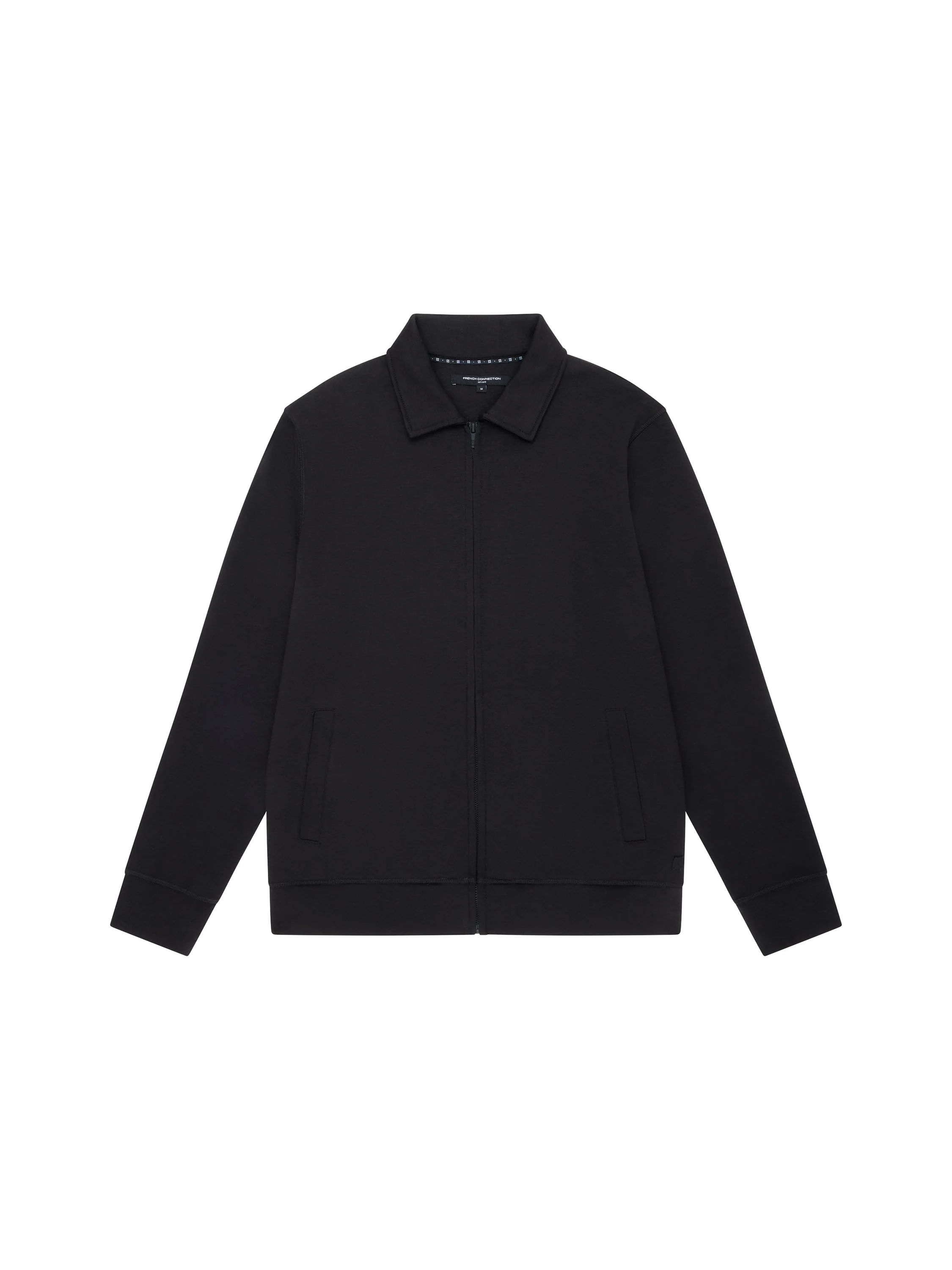 Stretch Collared Zip Through Sweatshirt - Image 6