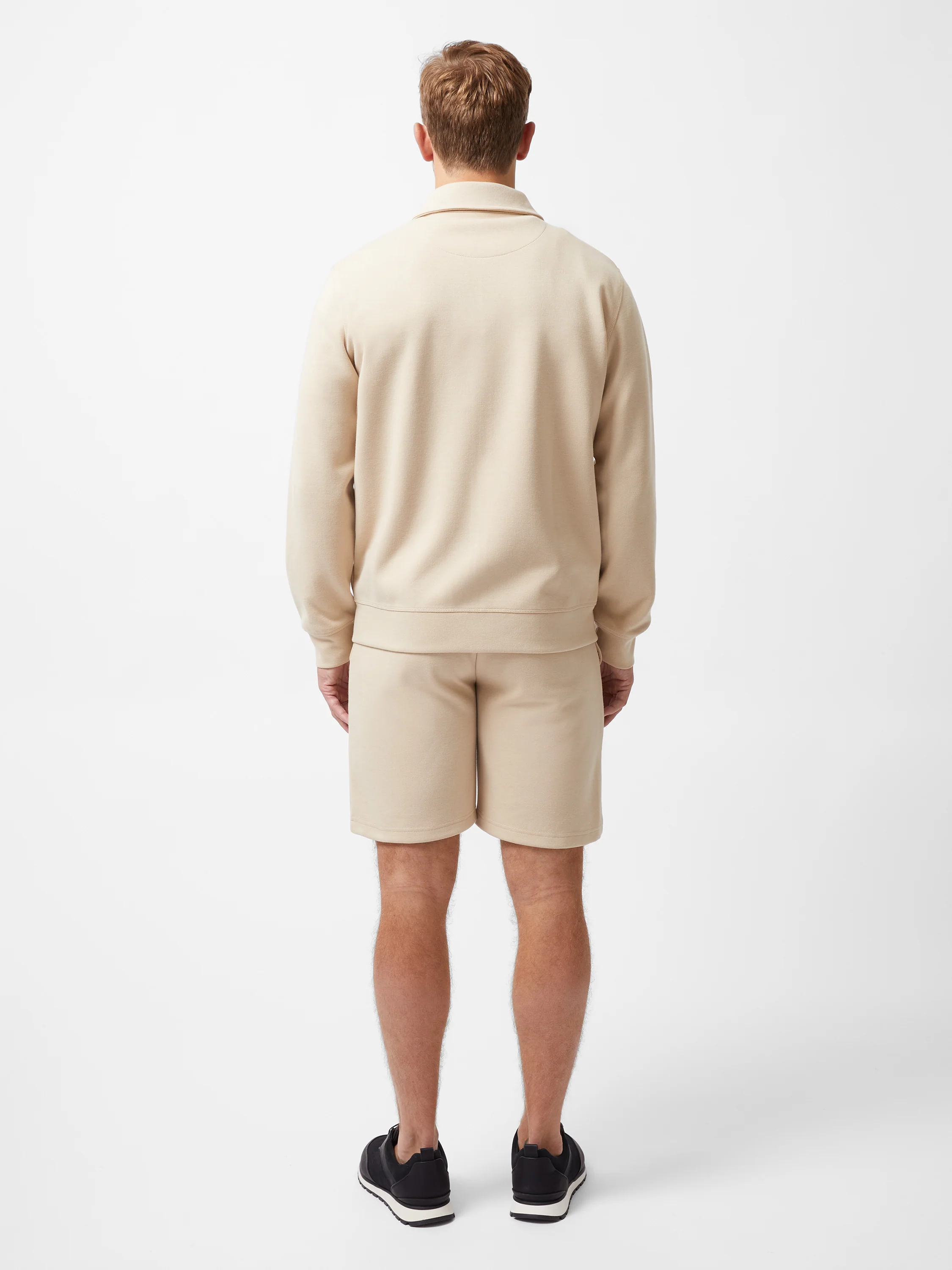 Stretch Collared Zip Through Sweatshirt - Image 5