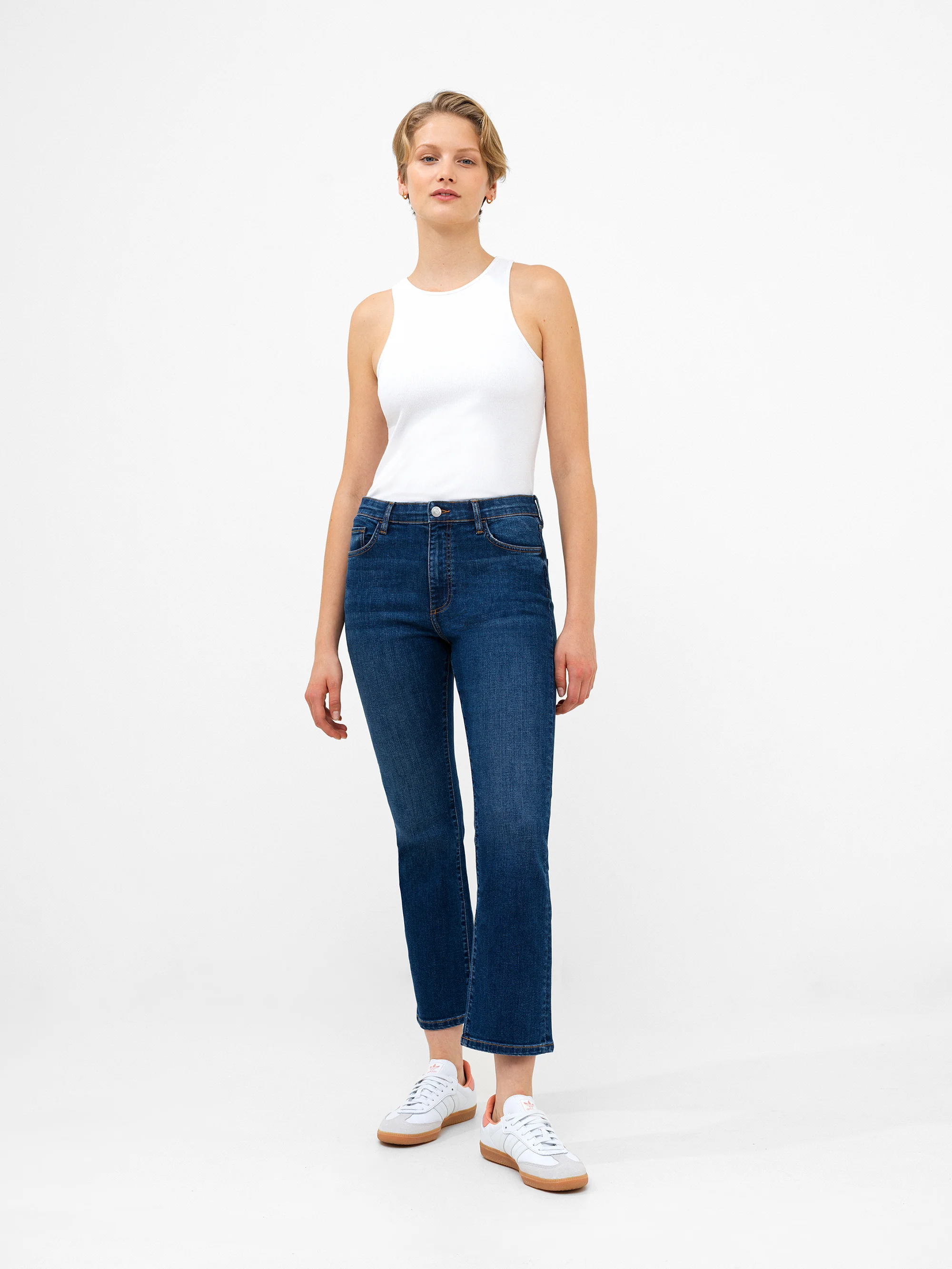 Stretch Denim Bootcut Ankle Length Jeans 30 Inch - Image 2