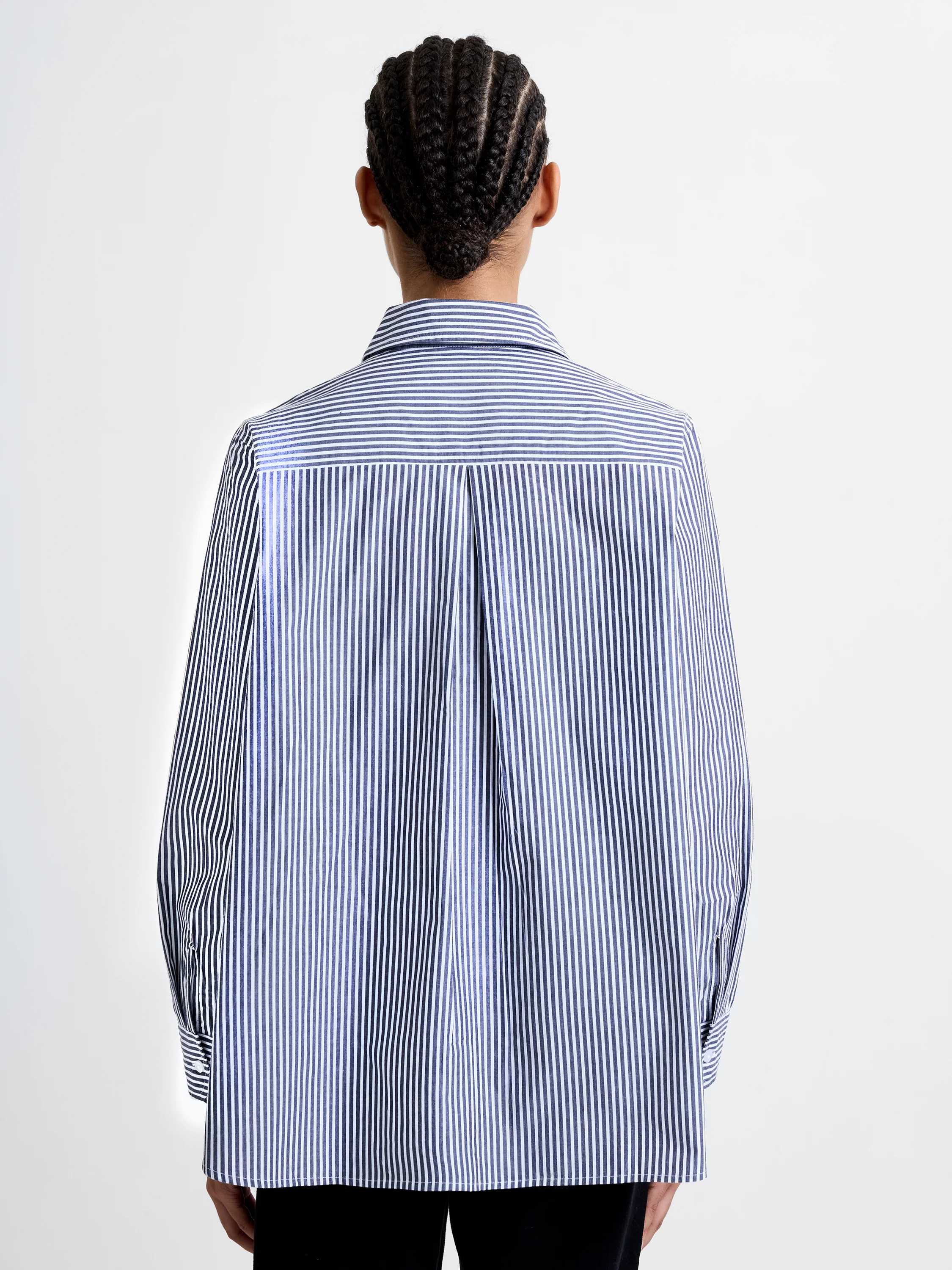 Stripe Buttoned Popover Shirt - Image 5