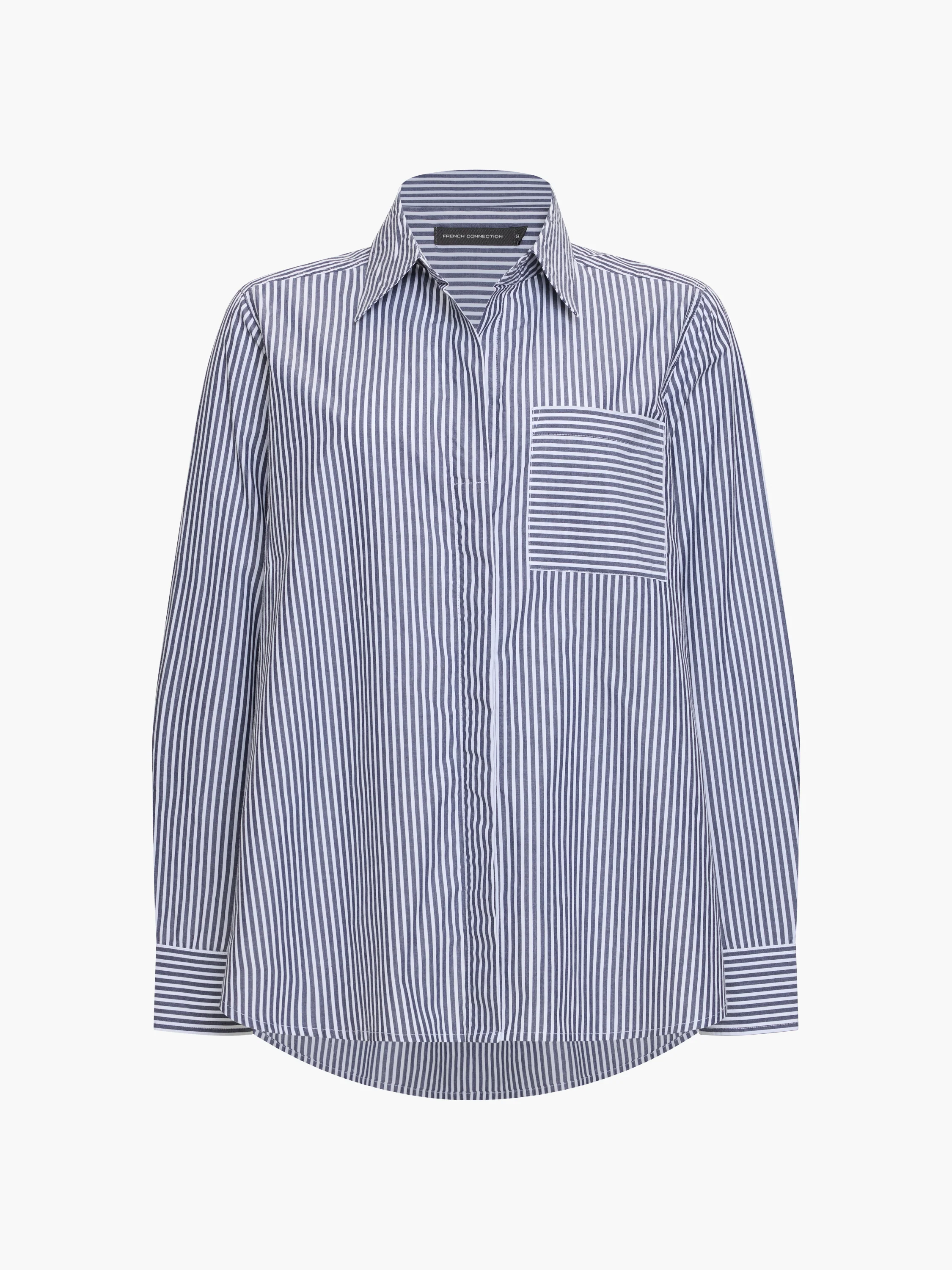 Stripe Buttoned Popover Shirt - Image 6