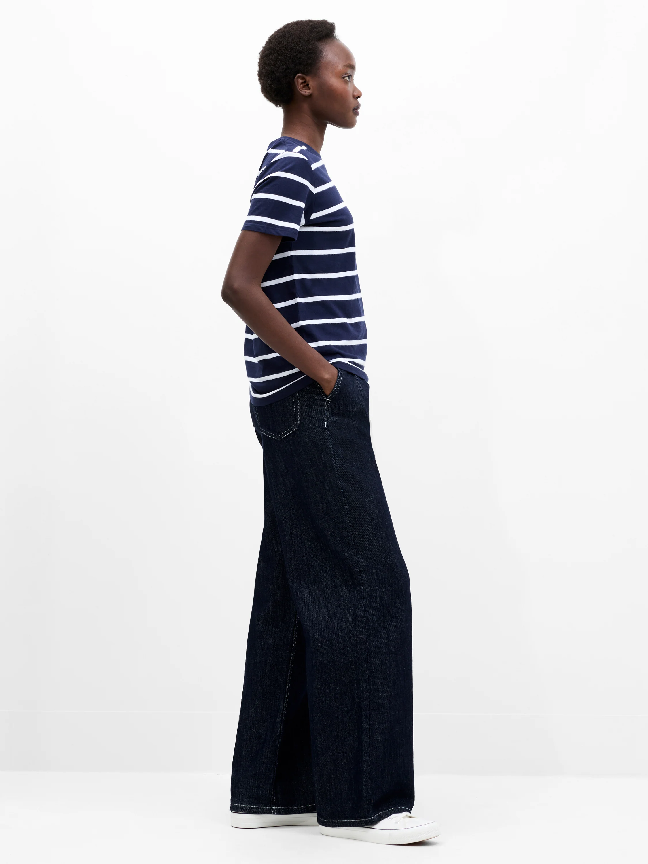 Stripe Peached T-Shirt - Image 3