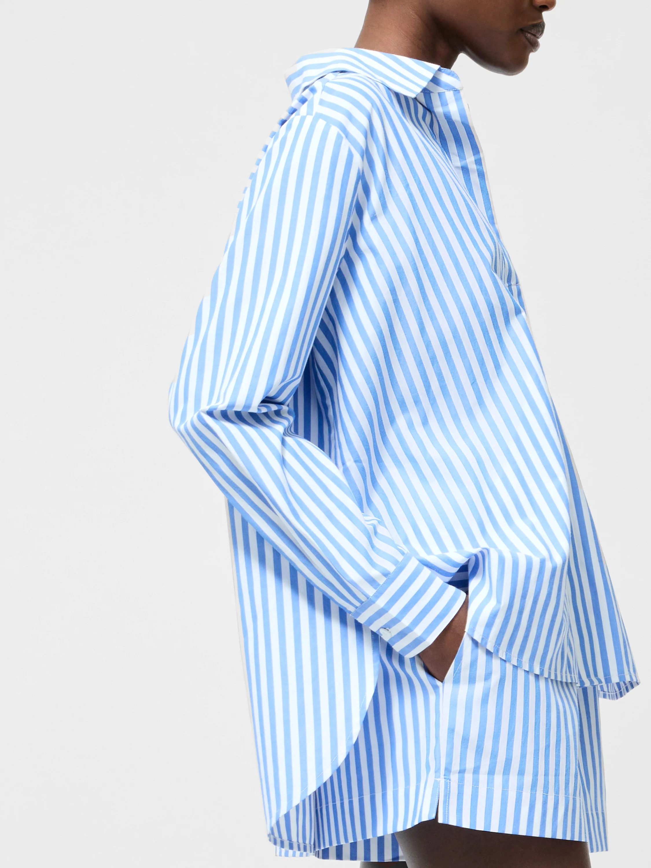 Stripe Relaxed Popover Shirt - Image 3