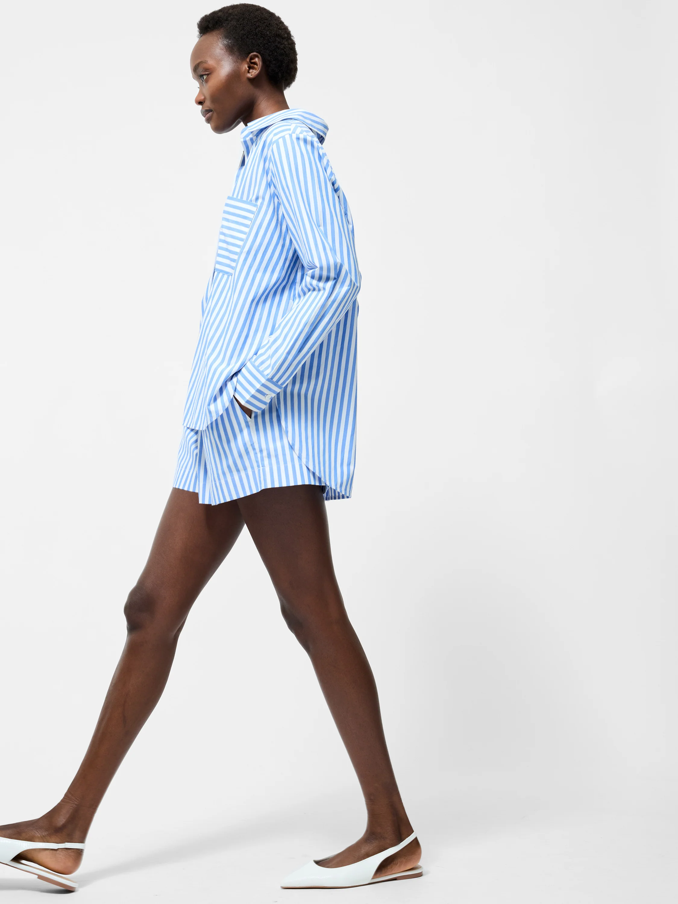 Stripe Relaxed Popover Shirt - Image 4