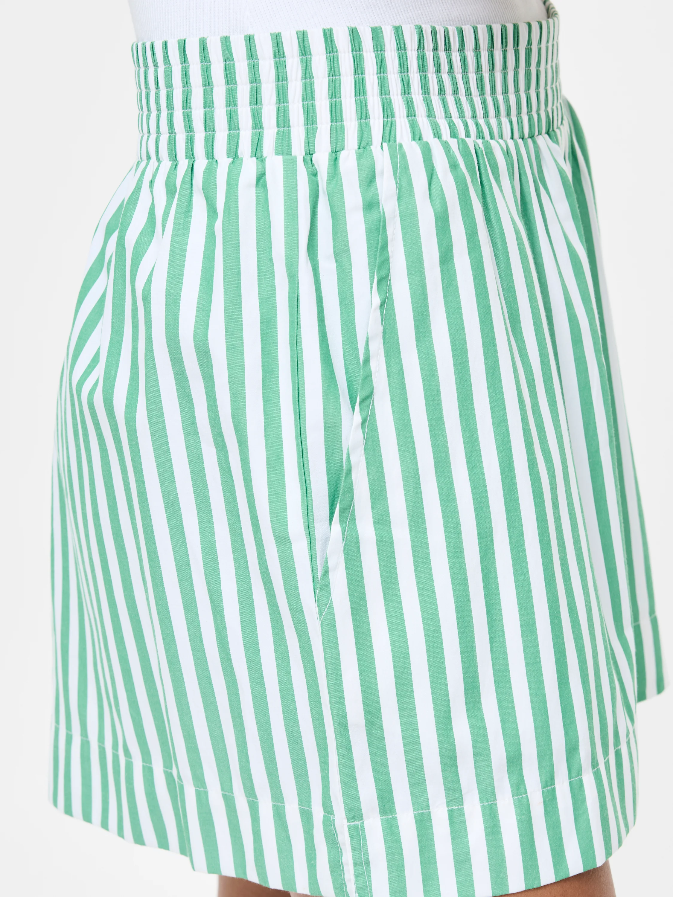 Stripe Shirting Shorts - Image 3