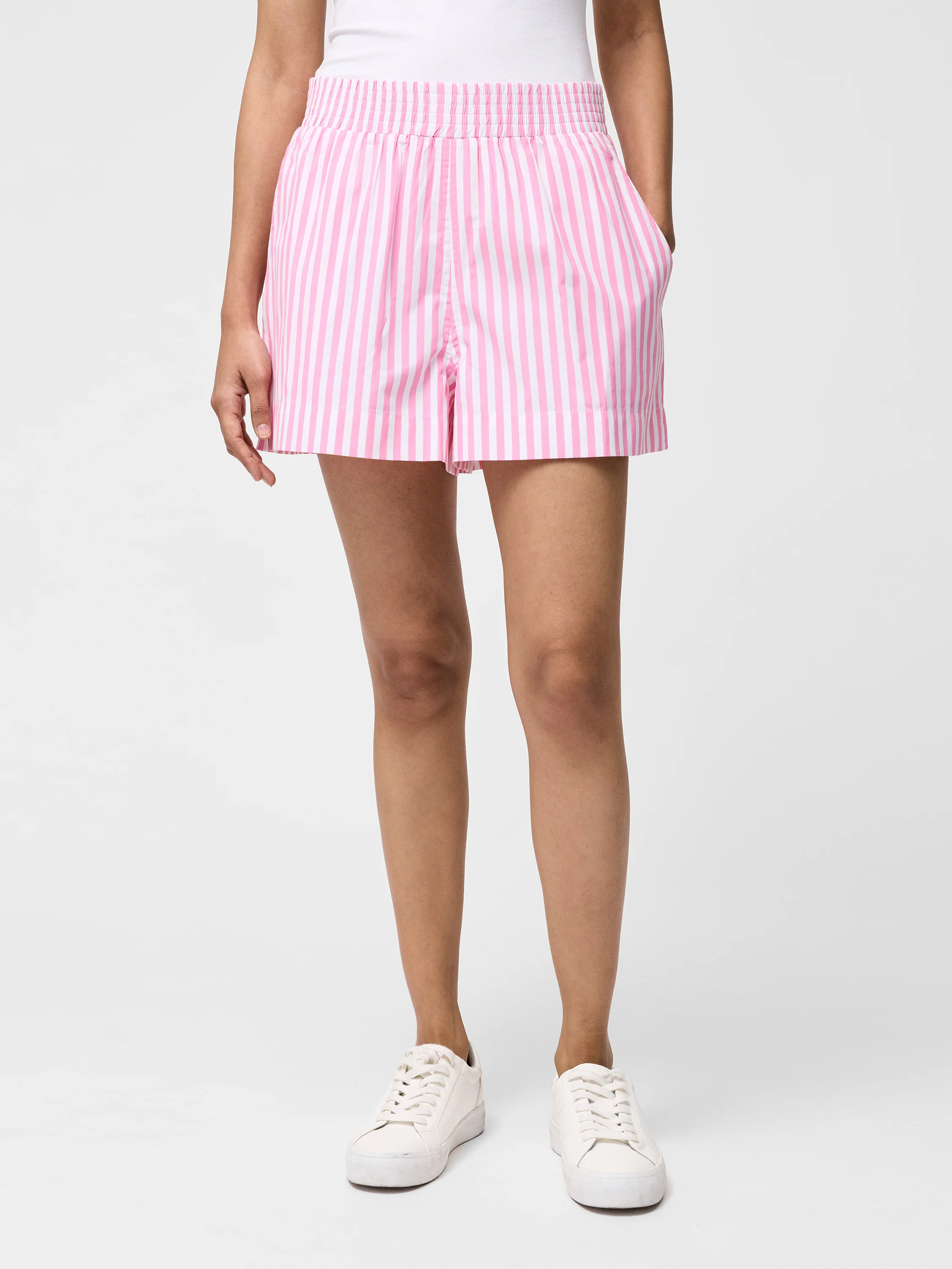 Stripe Shirting Shorts - Image 3
