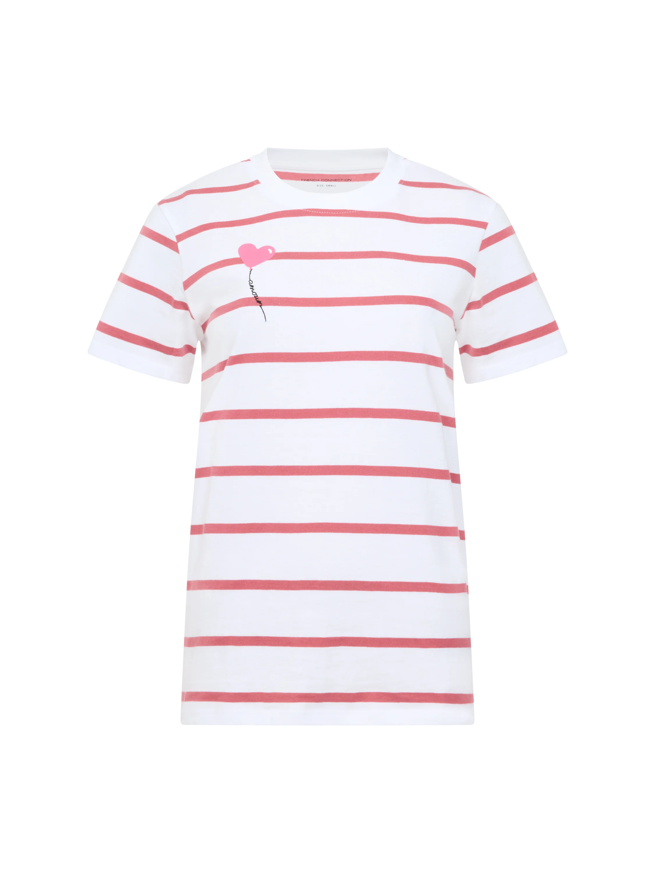 Striped Balloon Heart Amour T-Shirt - Image 5