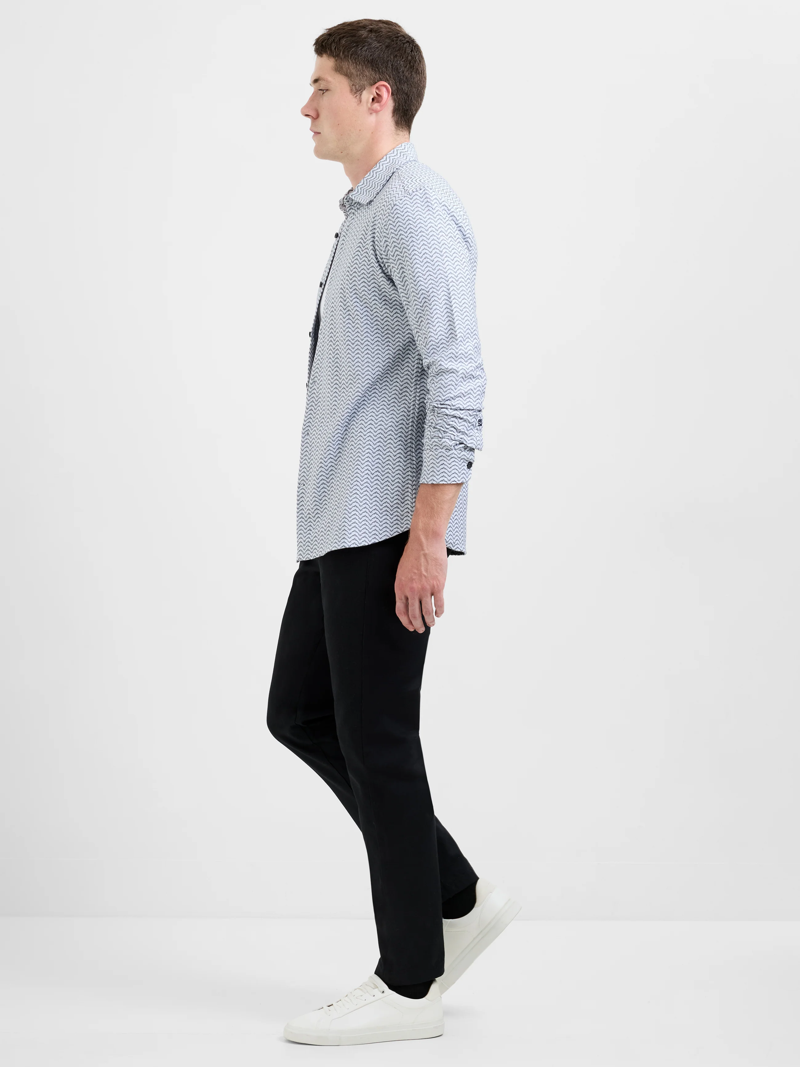Structured Chino Trousers - Image 2
