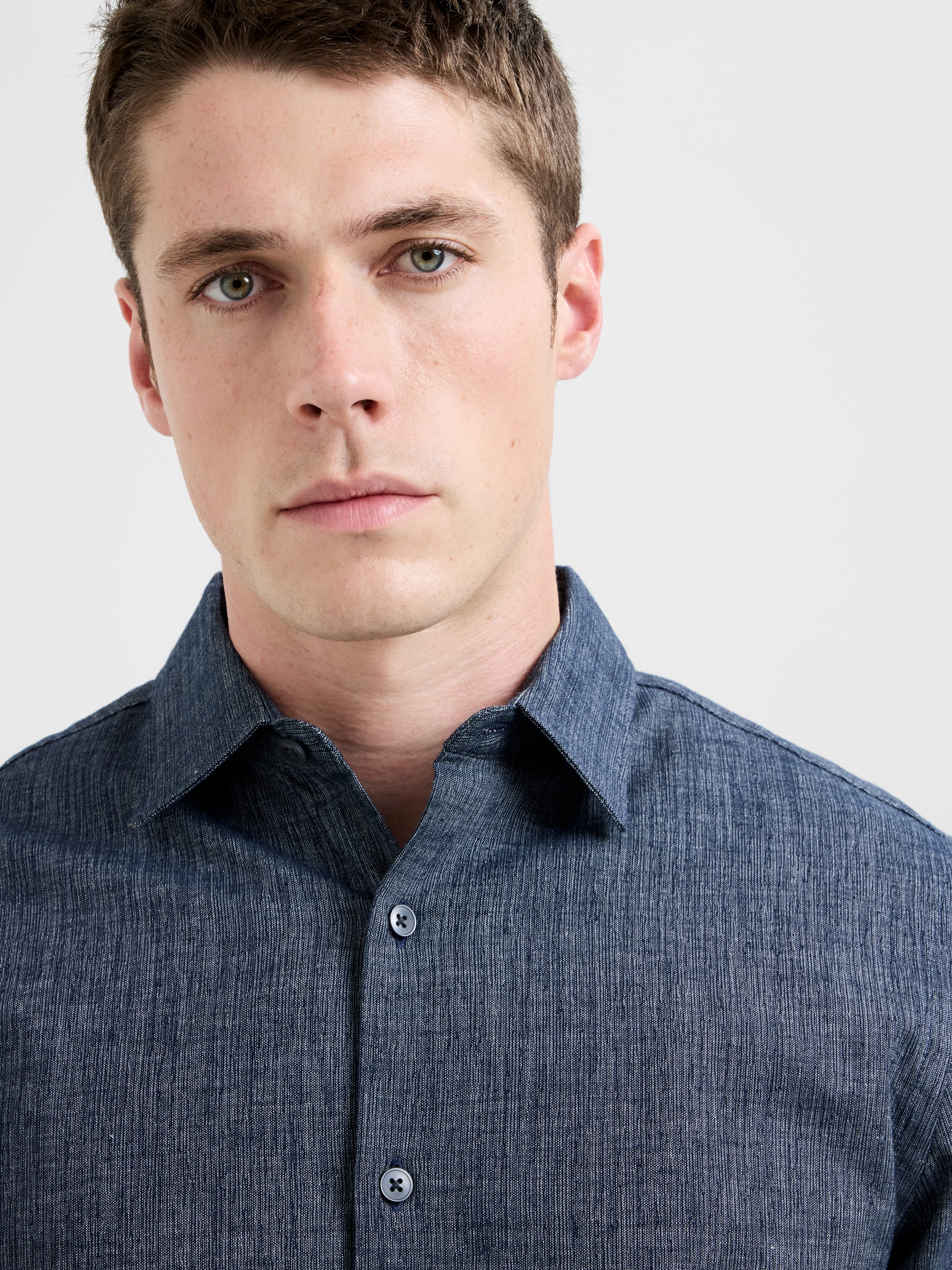 Structured Regular Fit Long Sleeve Shirt - Image 3