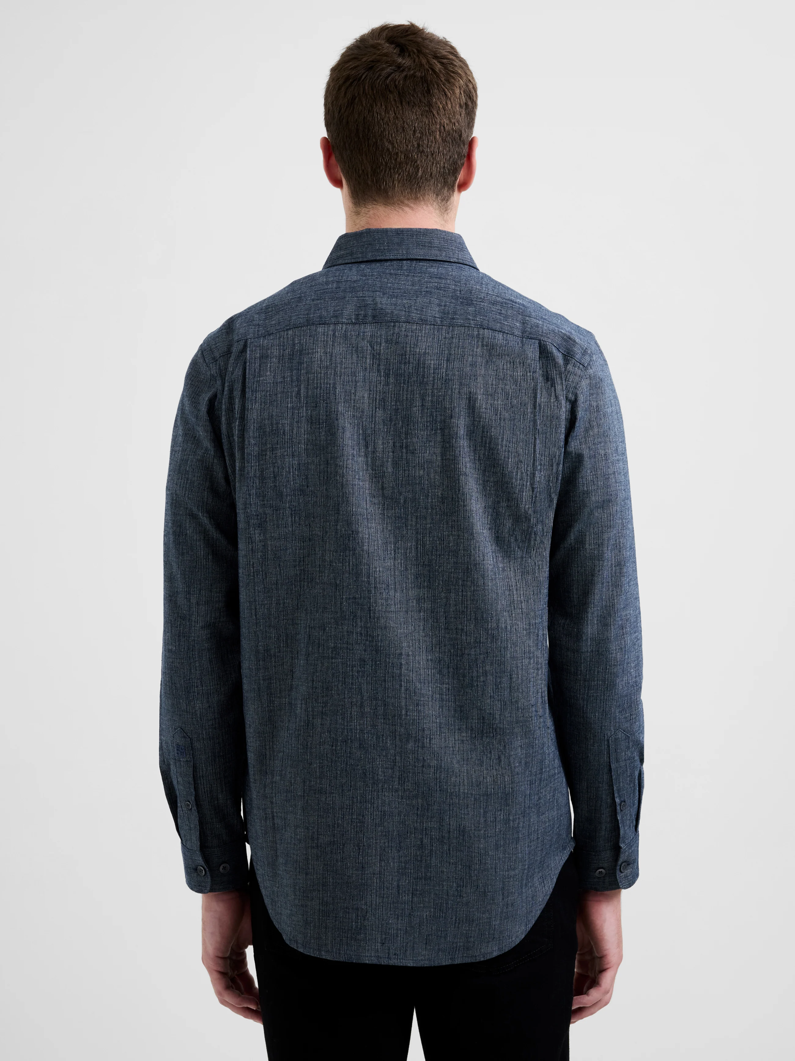 Structured Regular Fit Long Sleeve Shirt - Image 5