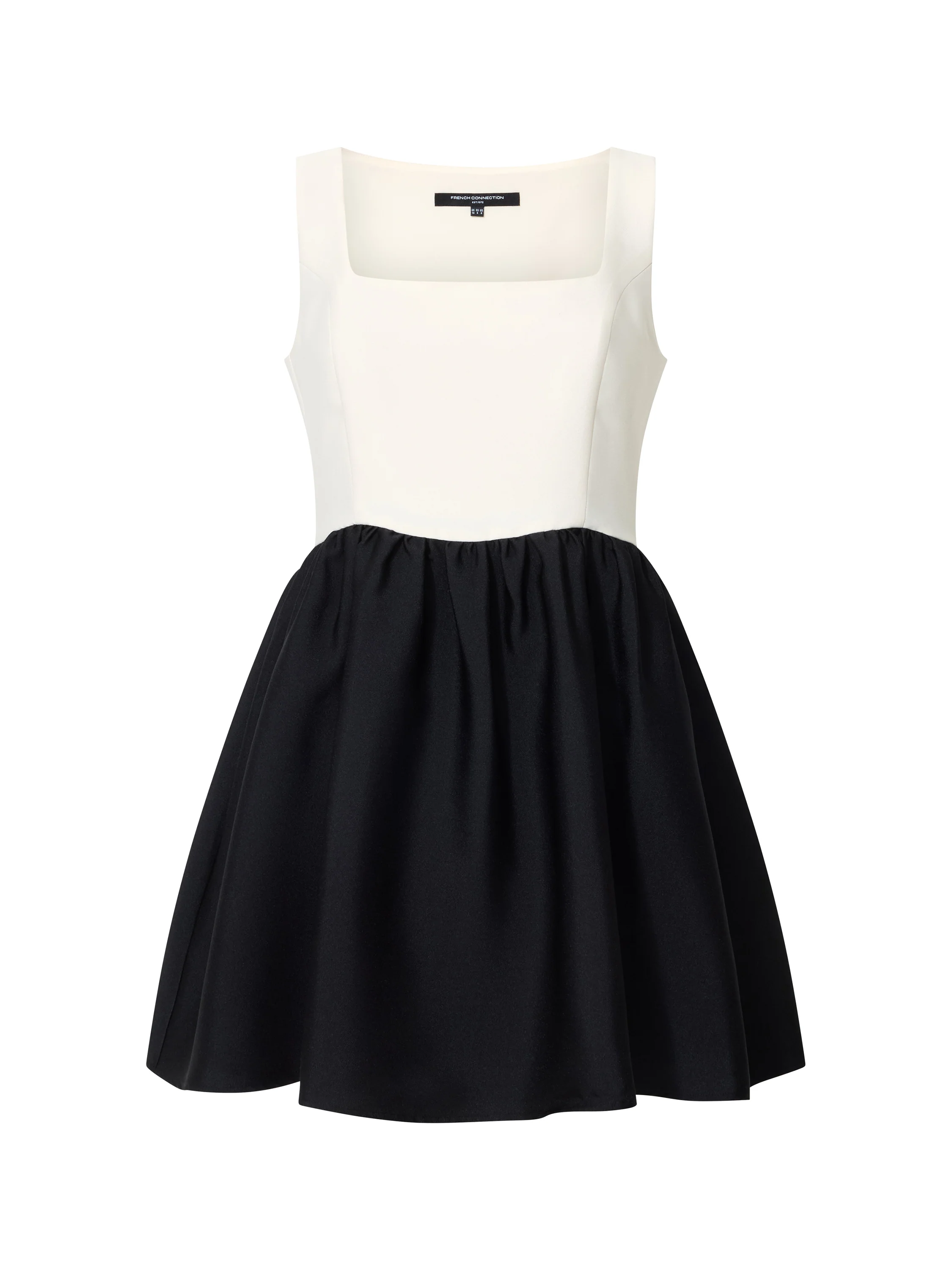 Structured Square Neck Sleeveless Mini Dress - Image 5