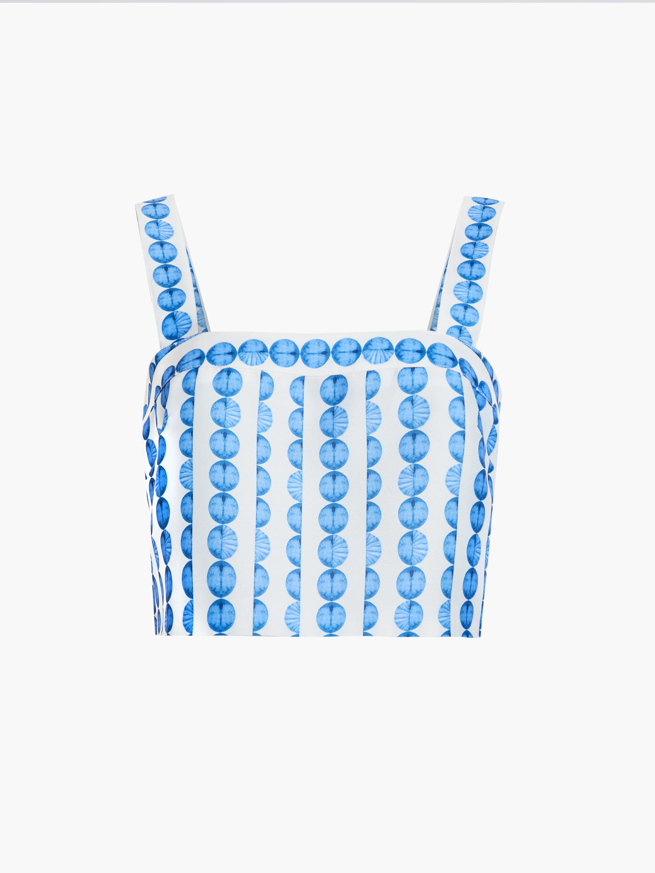 Structured Taffeta Shell Print Top - Image 6