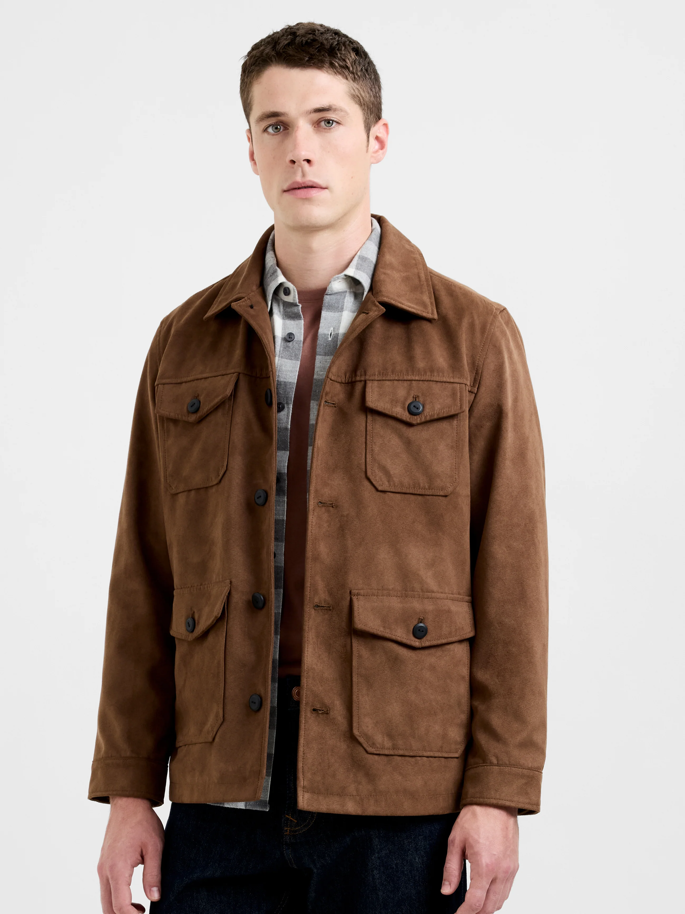 Suedette 4 Pocket Jacket - Image 2