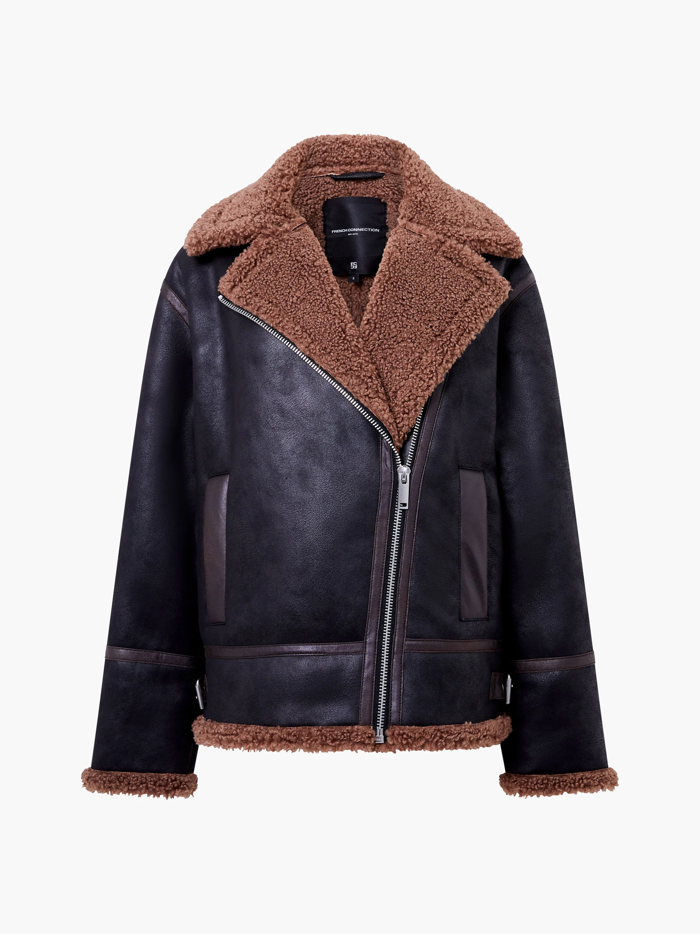 Suedette Zip Up Jacket - Image 8