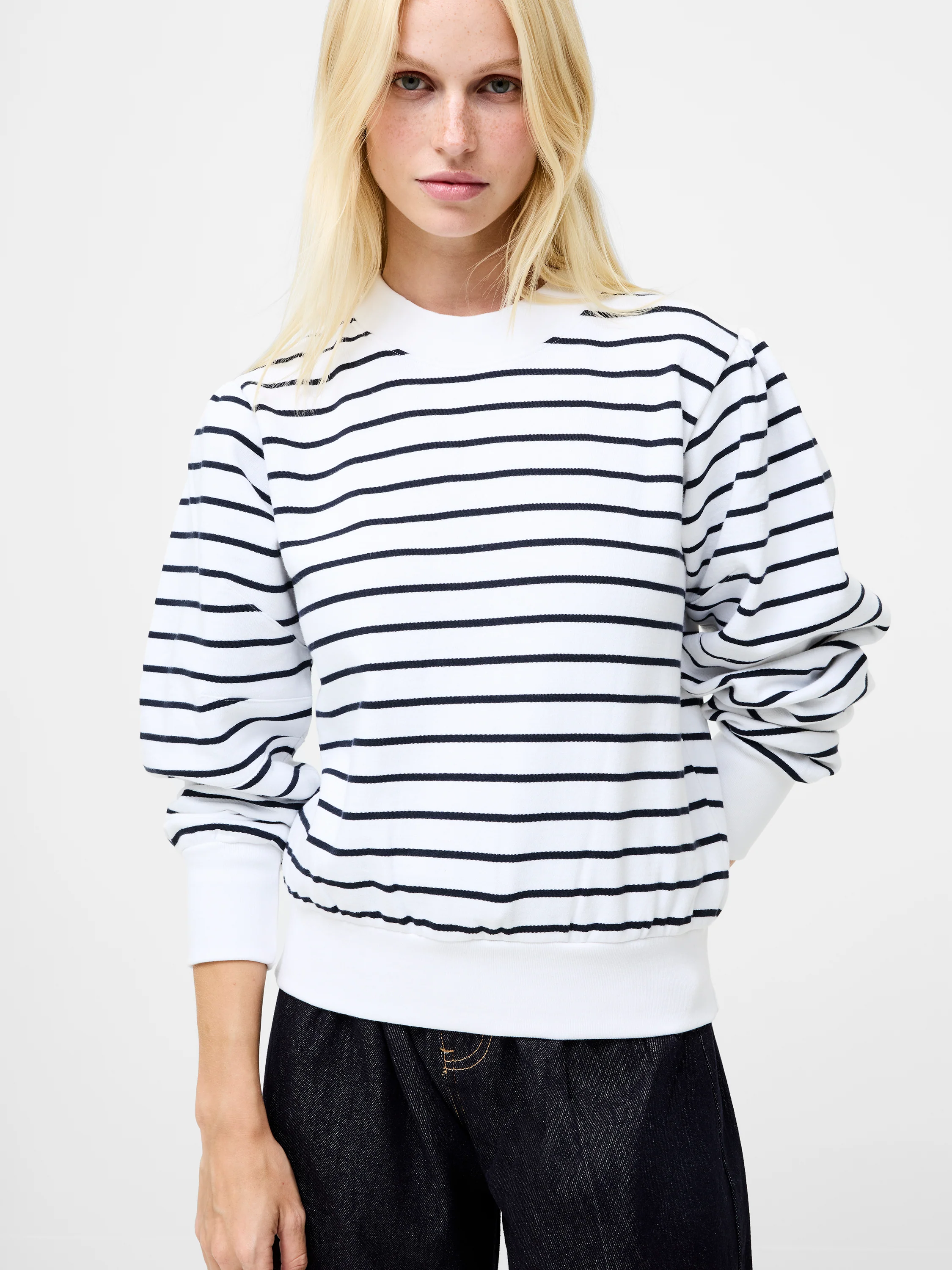 Sunday Sweat Striped Sweatshirt - Image 2