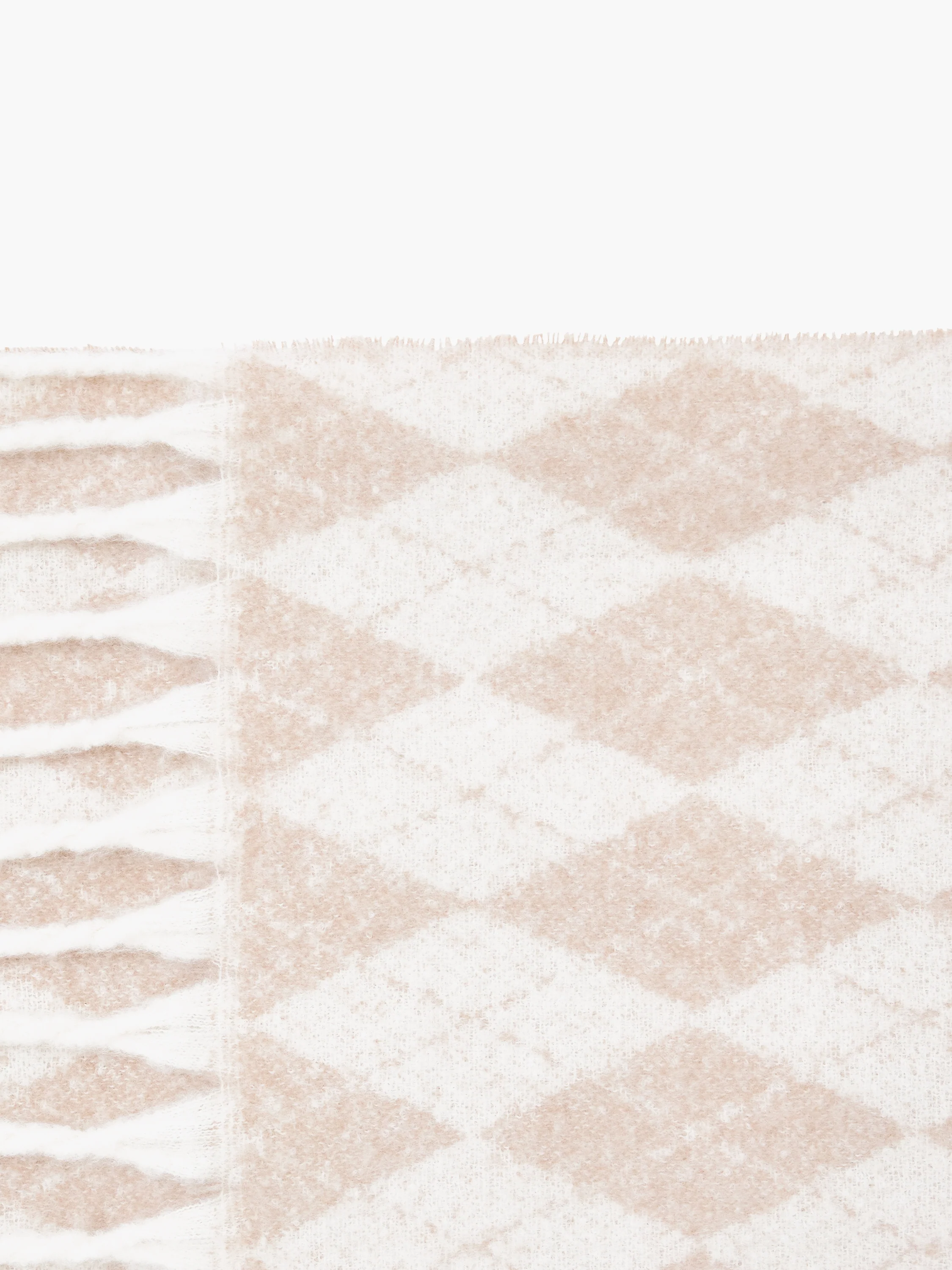 Supersoft Diamond Check Scarf - Image 5