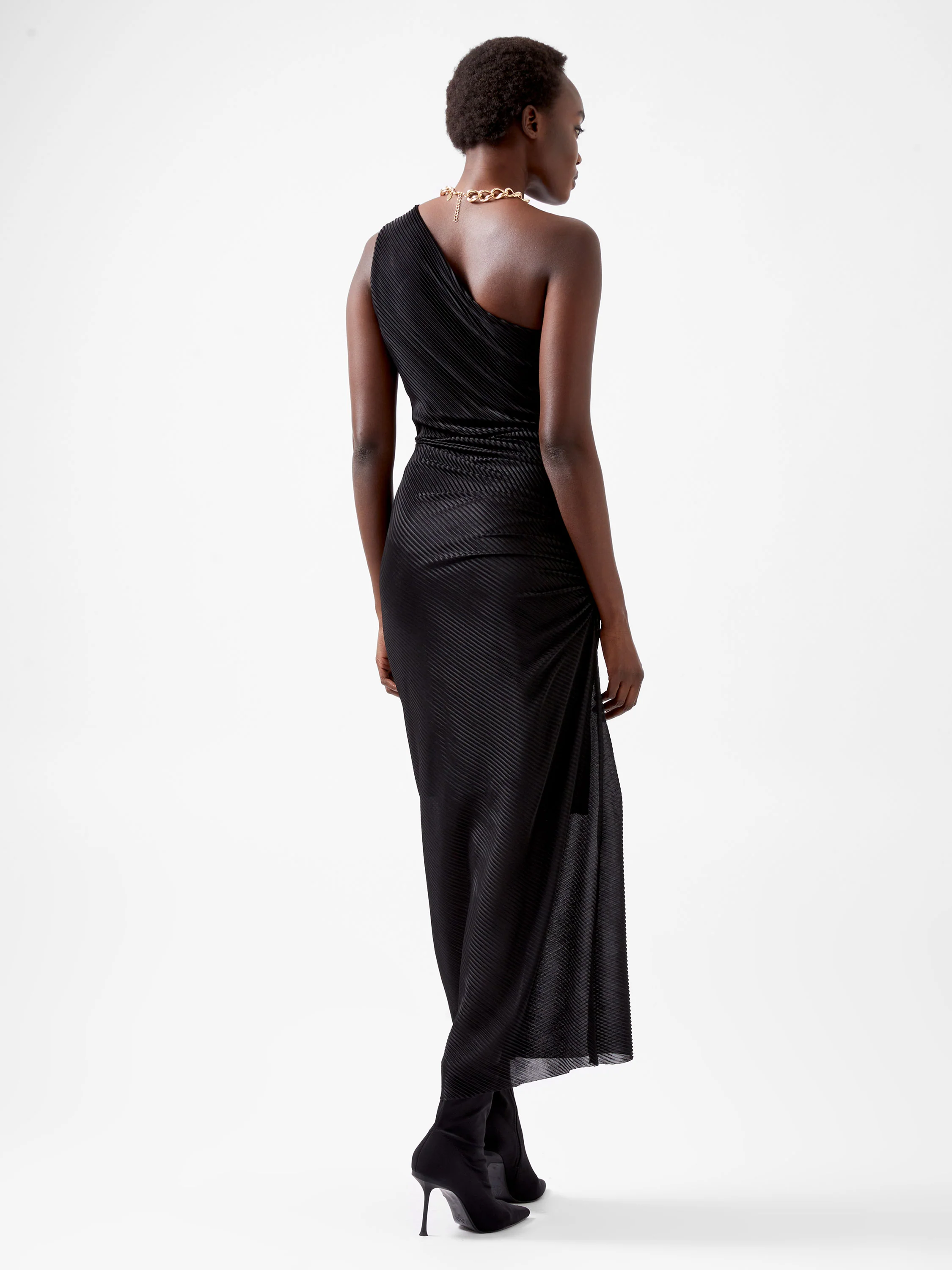 Talitha Plisse One Shoulder Maxi Dress - Image 5