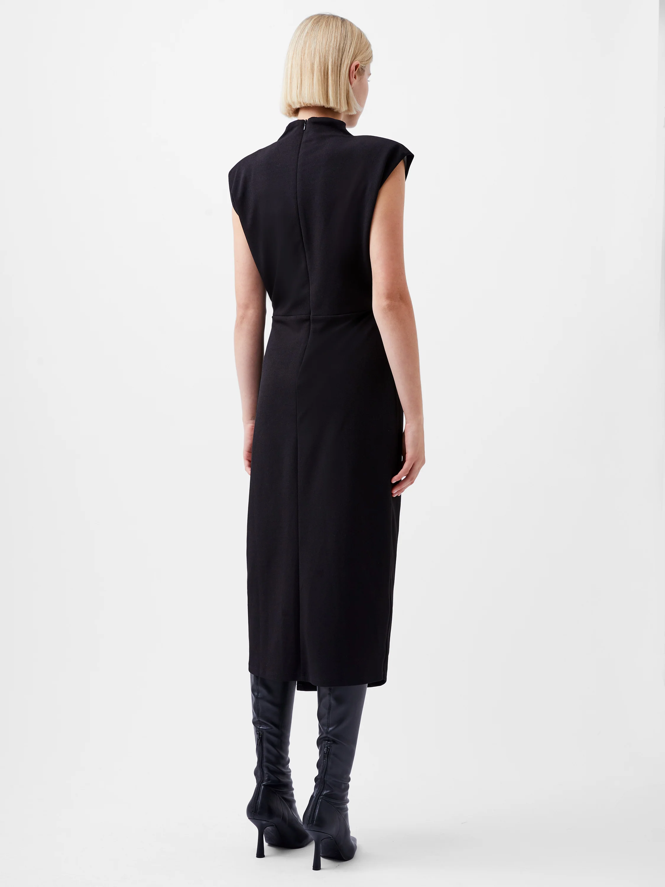 Textured Jersey Dress - Image 4