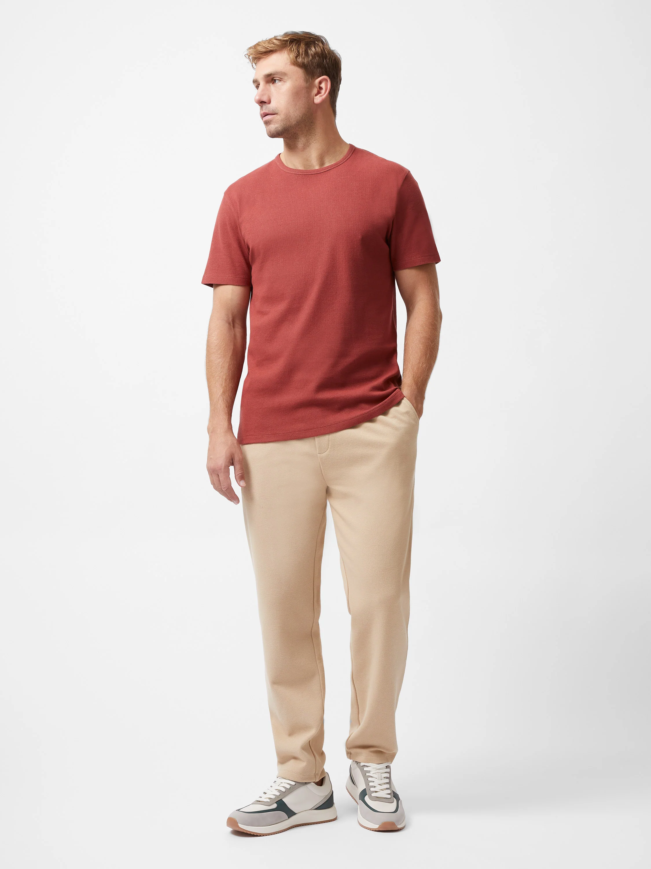 Textured Short Sleeve T-Shirt - Image 2