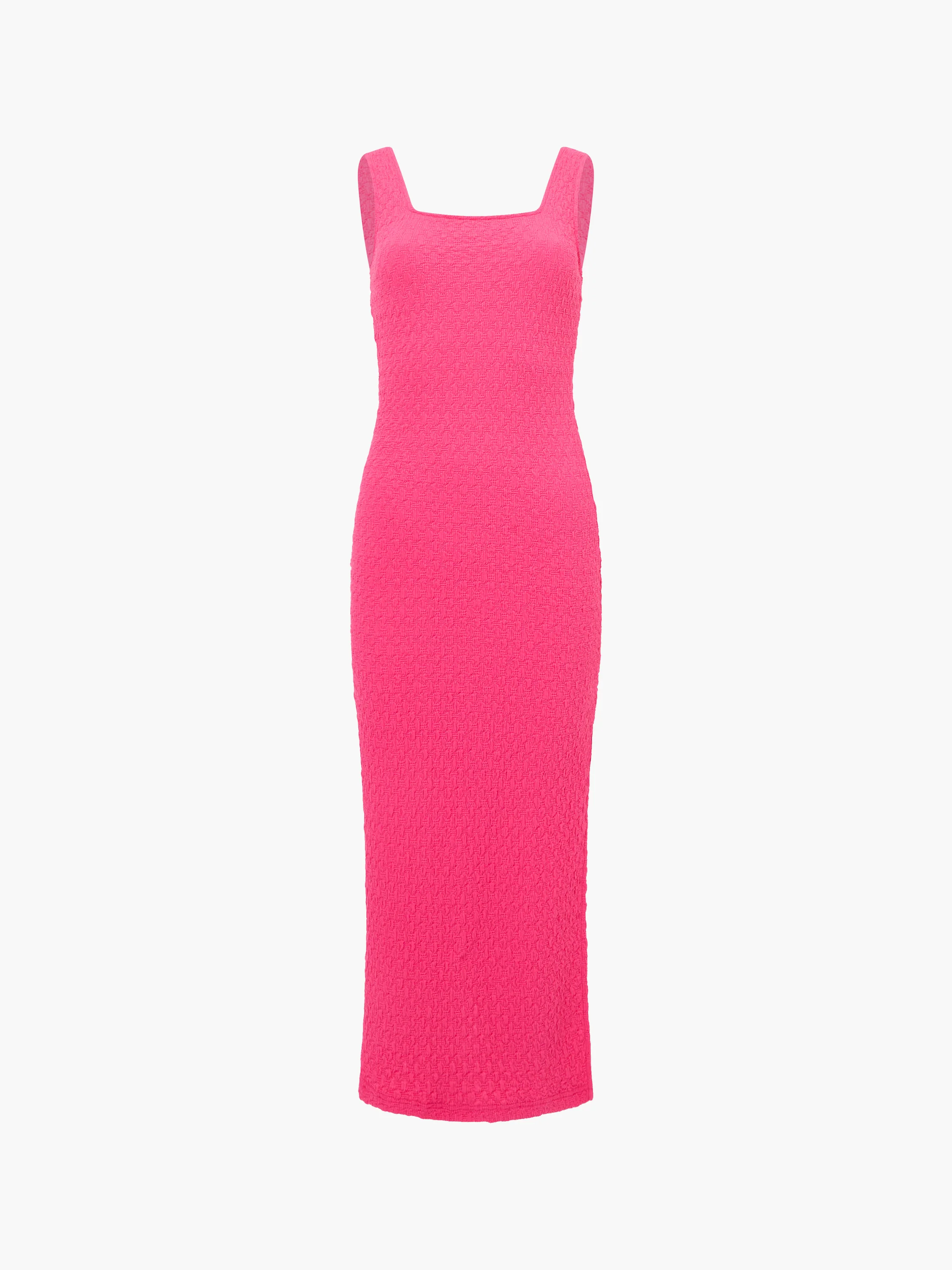 Textured Square Neck Maxi Dress - Image 6