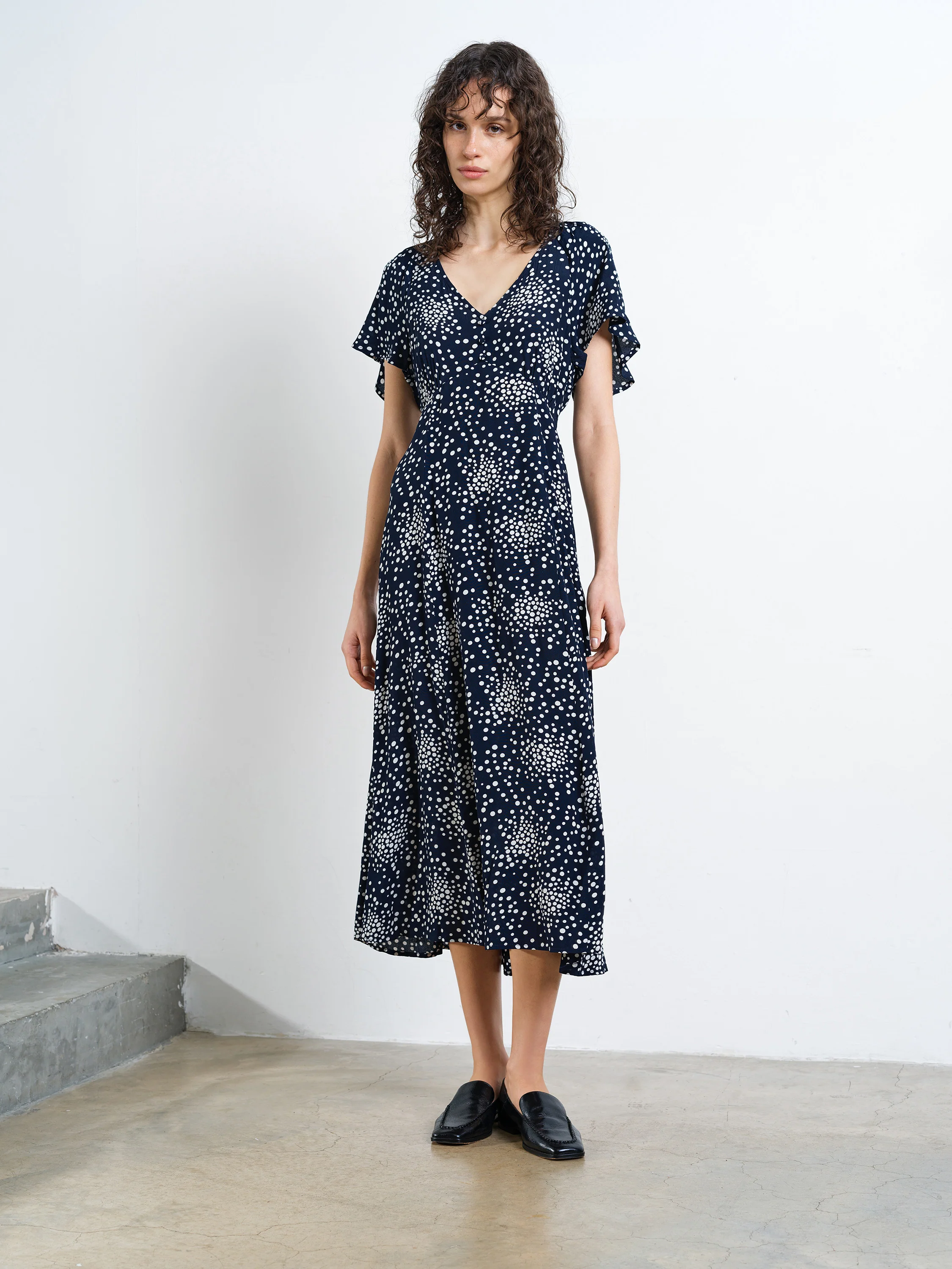 Thea Lizzie Eco Midi Tea Dress - Image 3