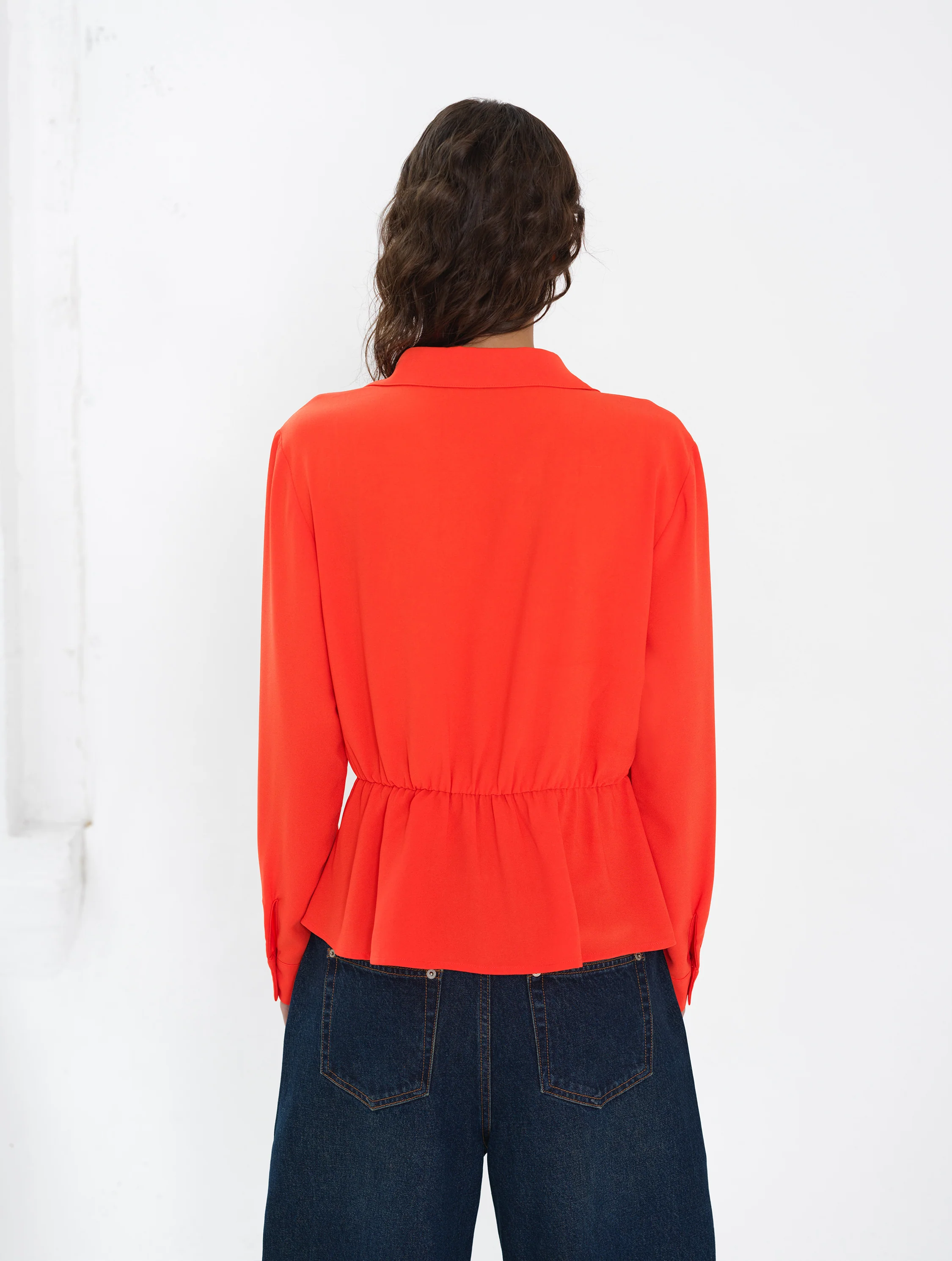 Thelma Long Sleeve Wrapover Shirt - Image 5