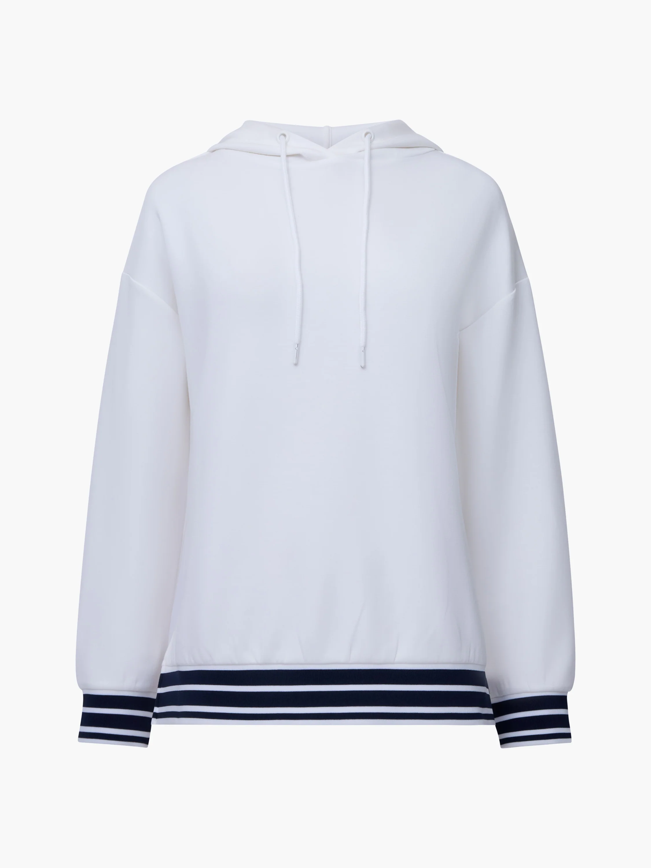 Striped Trim Pullover Hoodie - Image 5