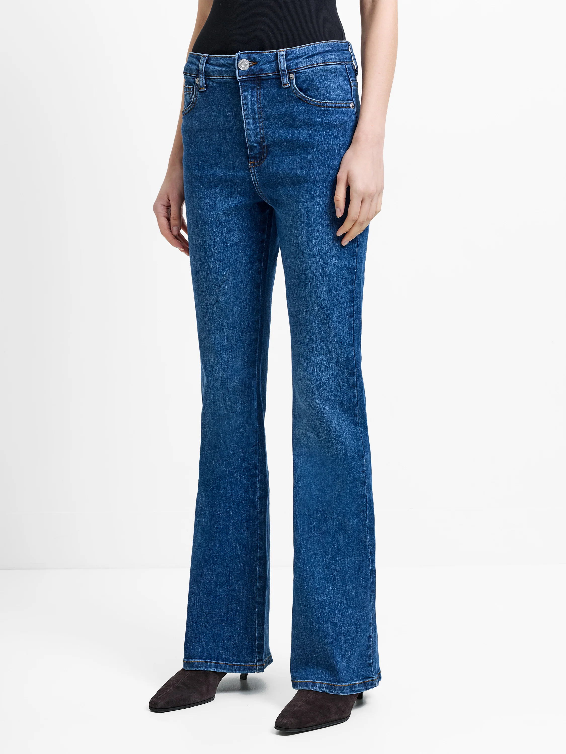 Toms Denim Flared Jeans - Image 5