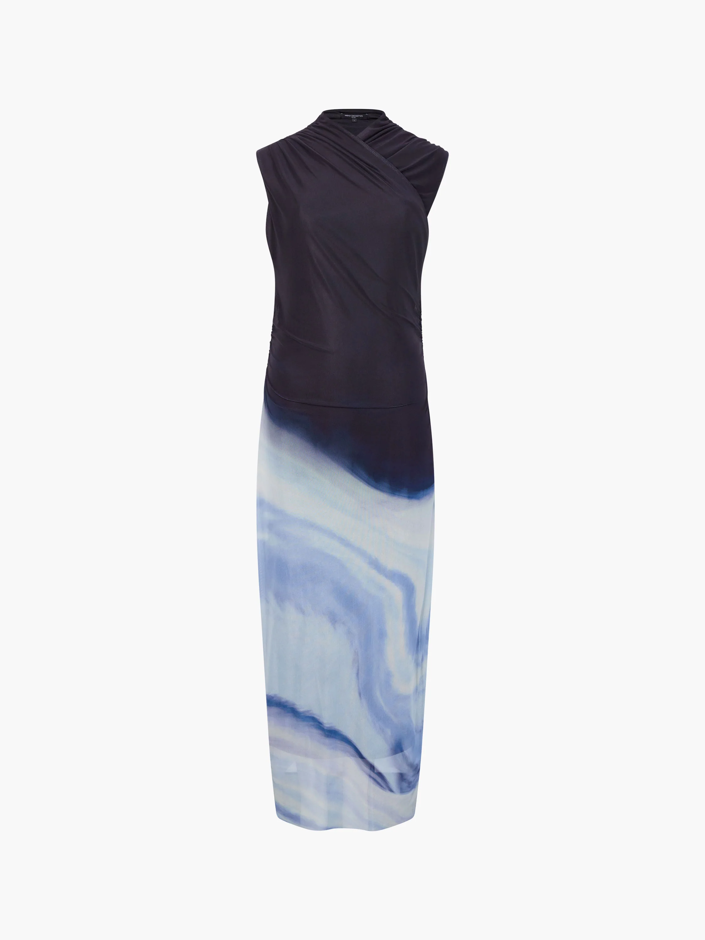 Toni Wrap Neck Printed Midi Dress - Image 7