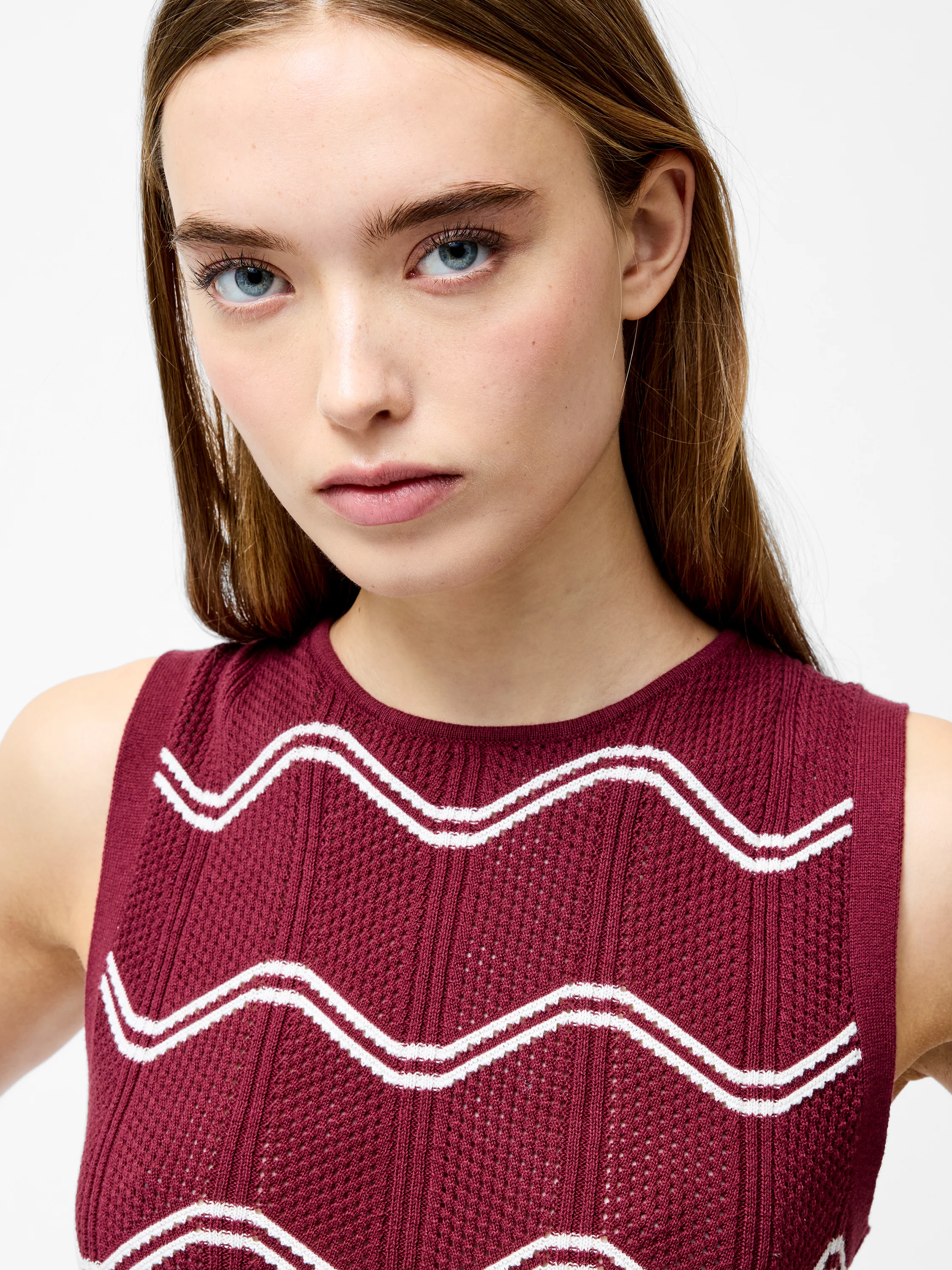 Trudy Crochet Sleeveless Top - Image 3